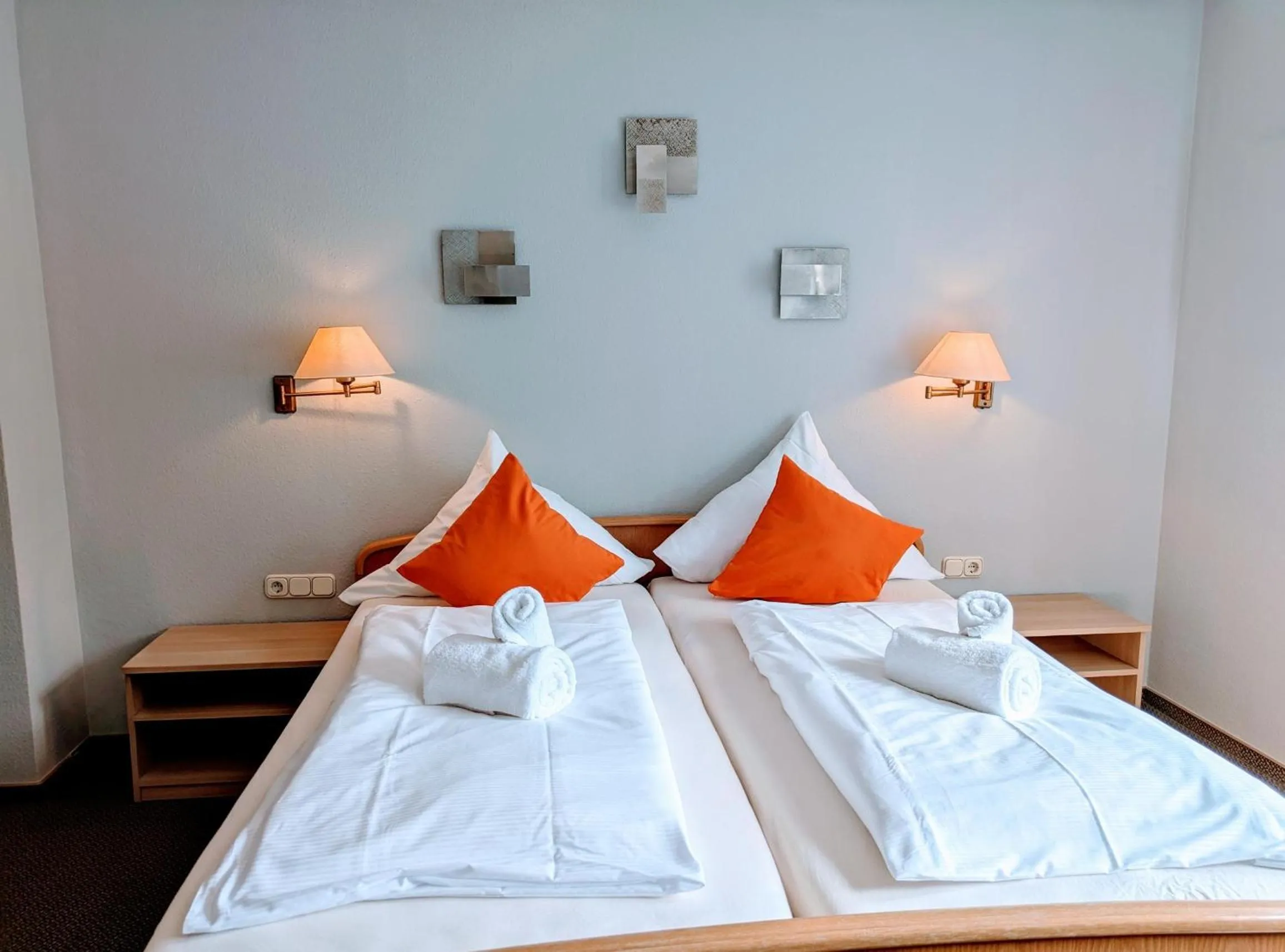 Bed in Hotel Walzwerk