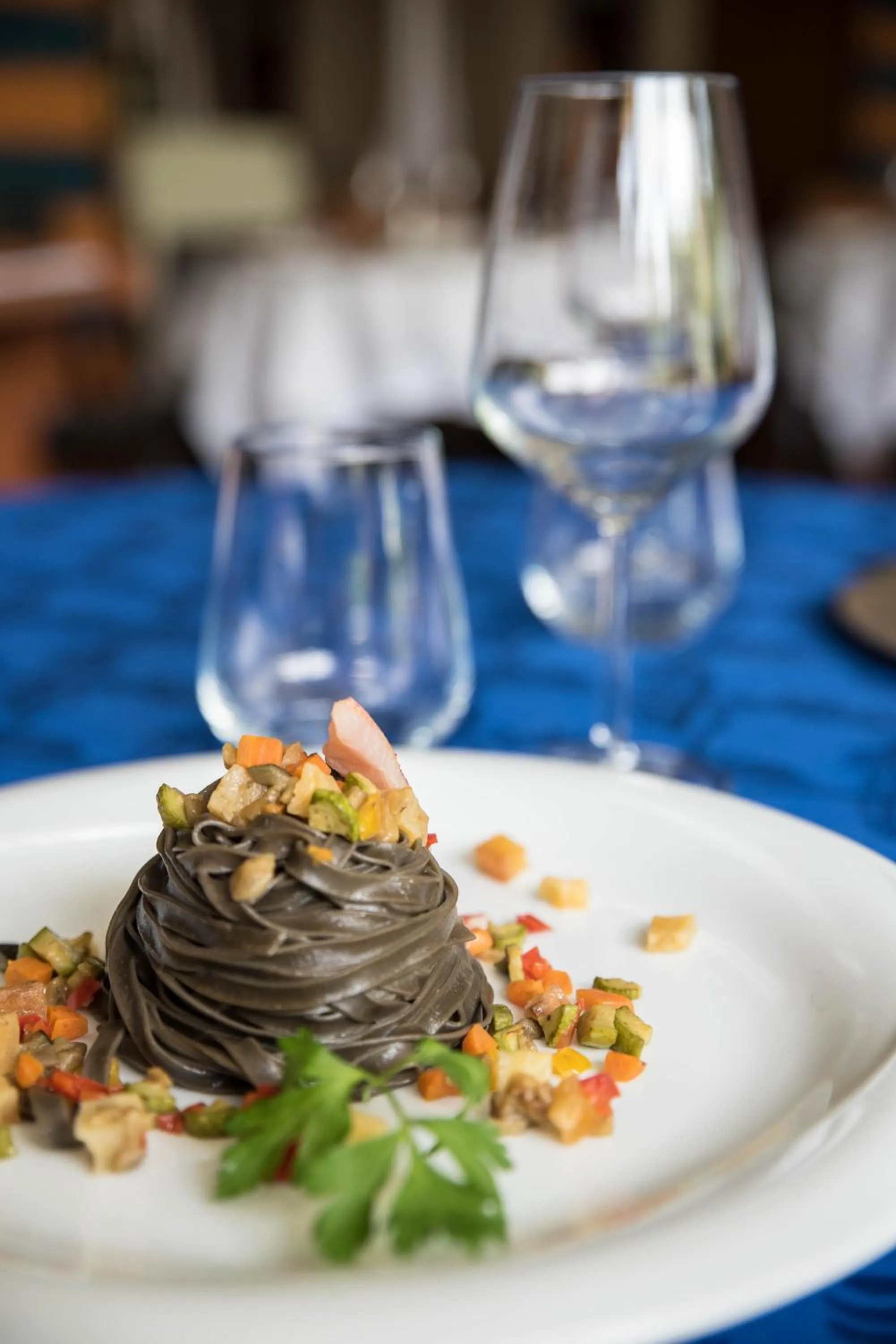 Food close-up in Grand Hotel Tamerici & Principe