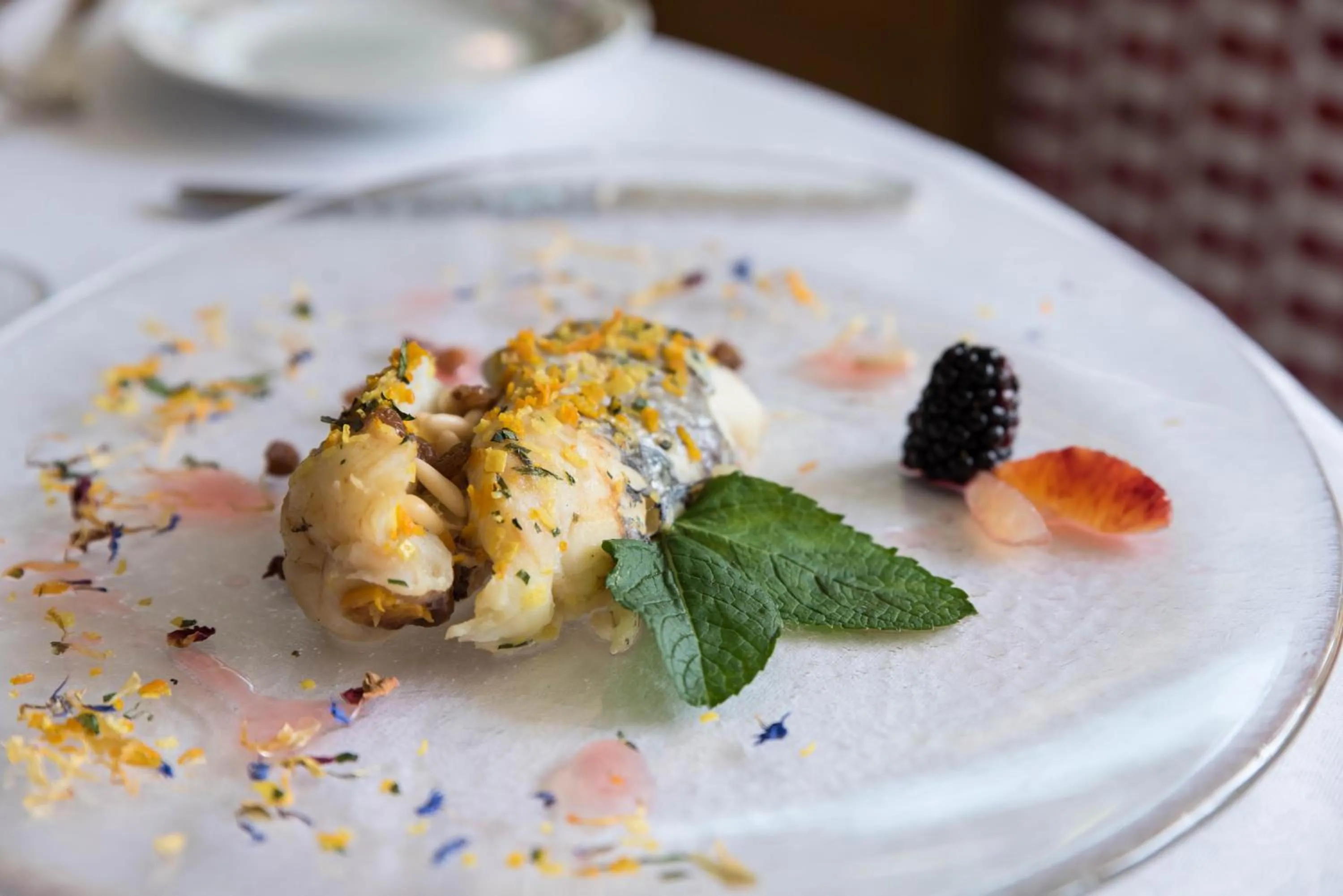 Food close-up in Grand Hotel Tamerici & Principe