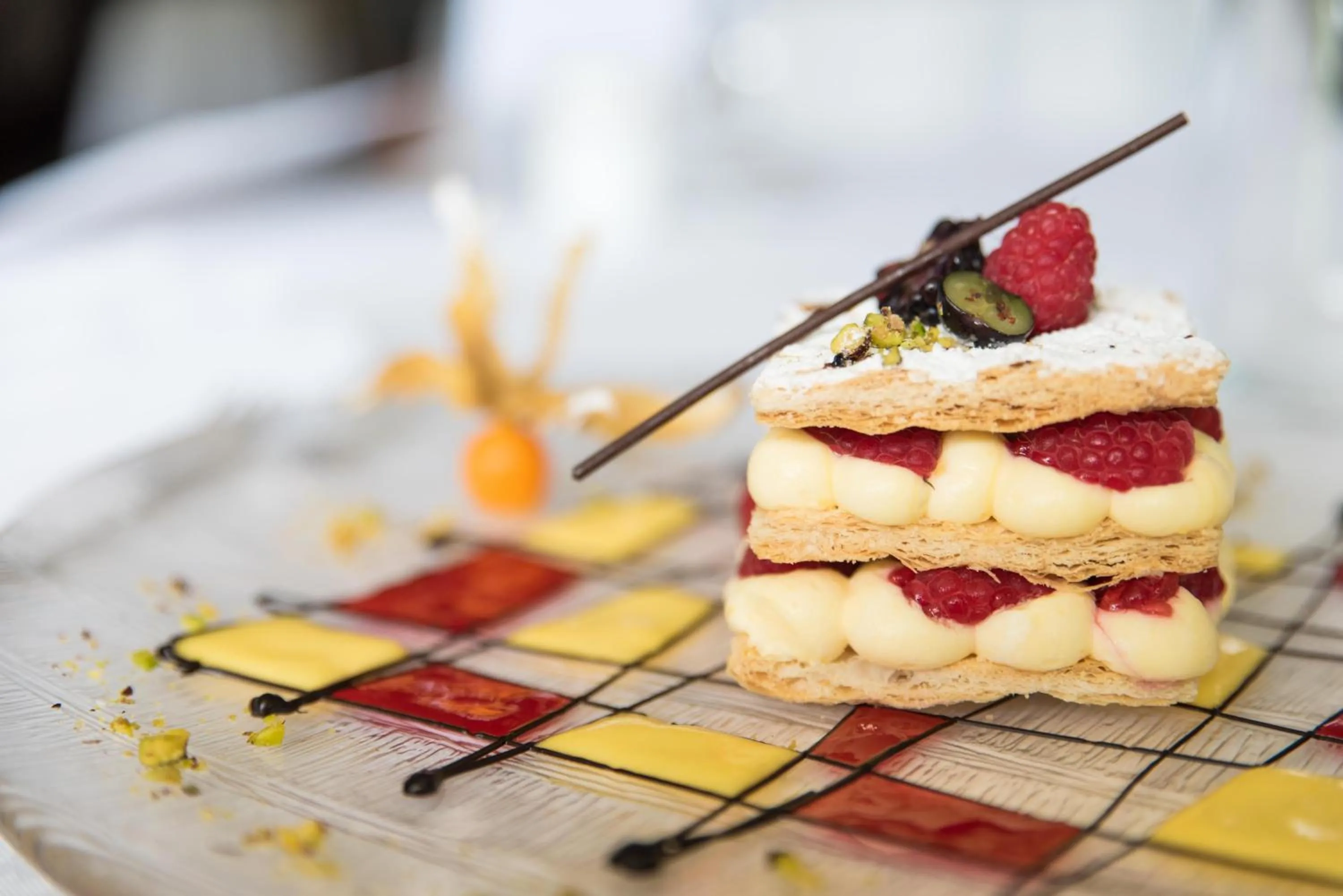 Food close-up in Grand Hotel Tamerici & Principe