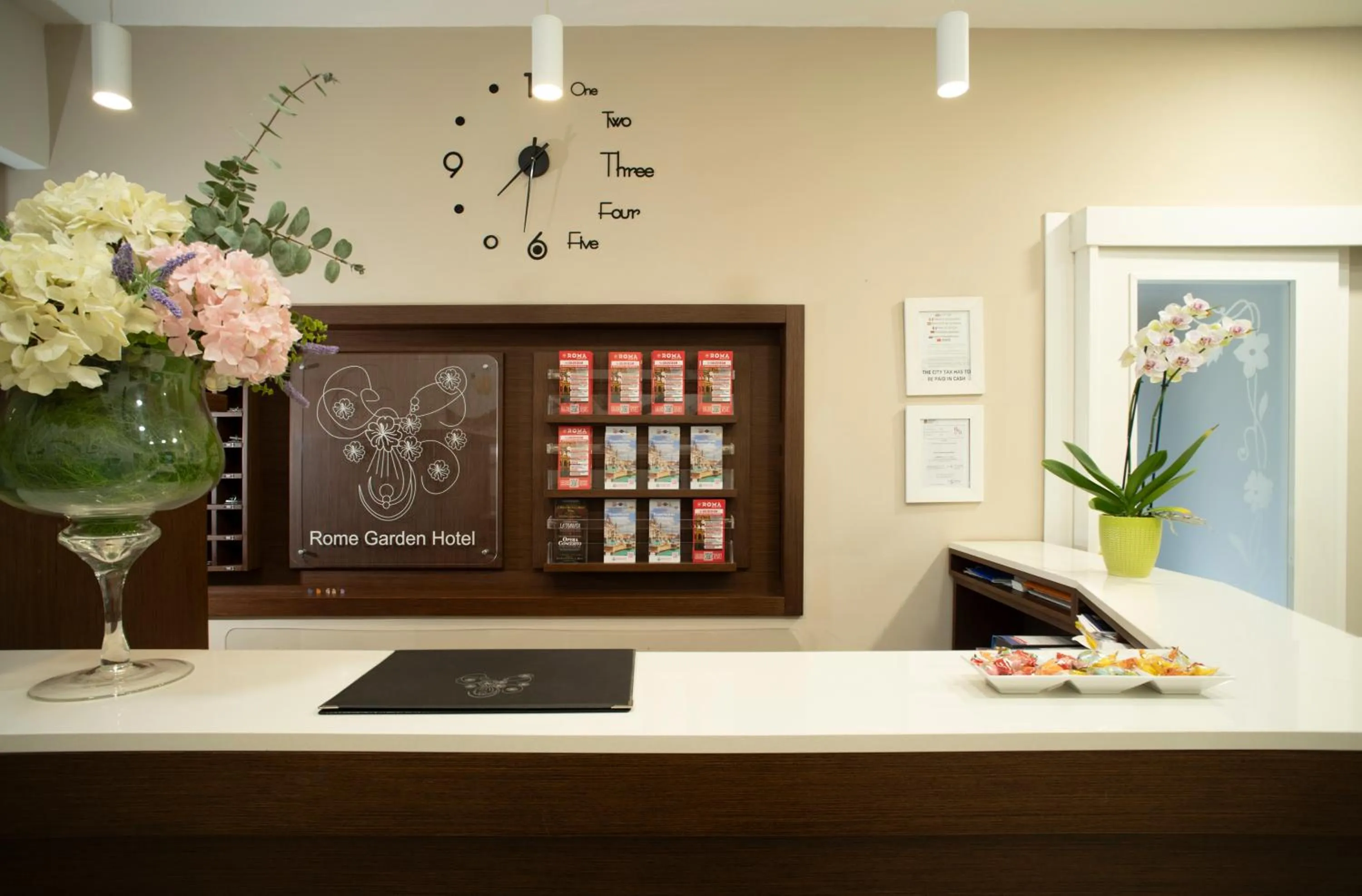 Lobby or reception in Rome Garden Hotel