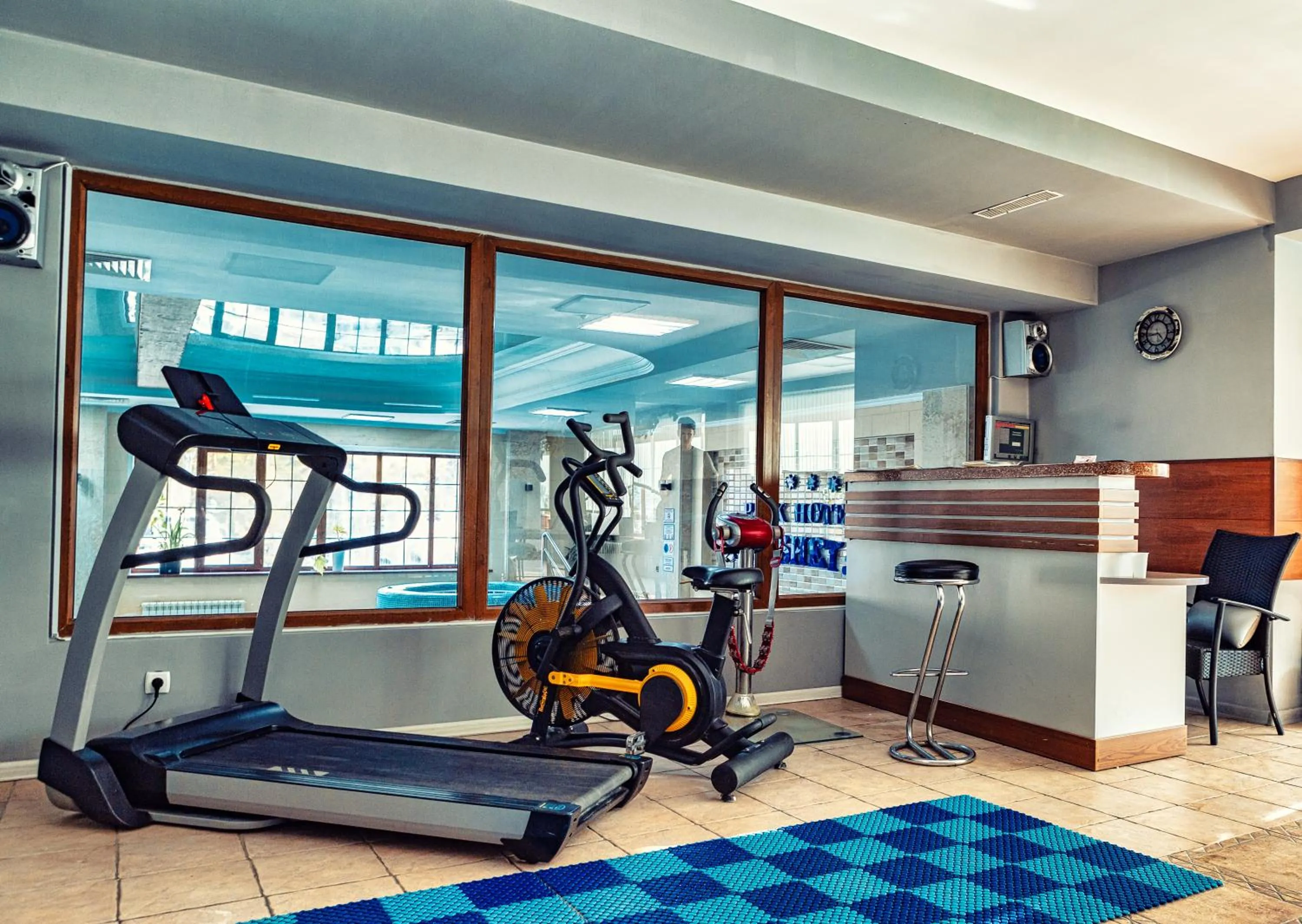 Fitness centre/facilities in Park Hotel Kokshetau
