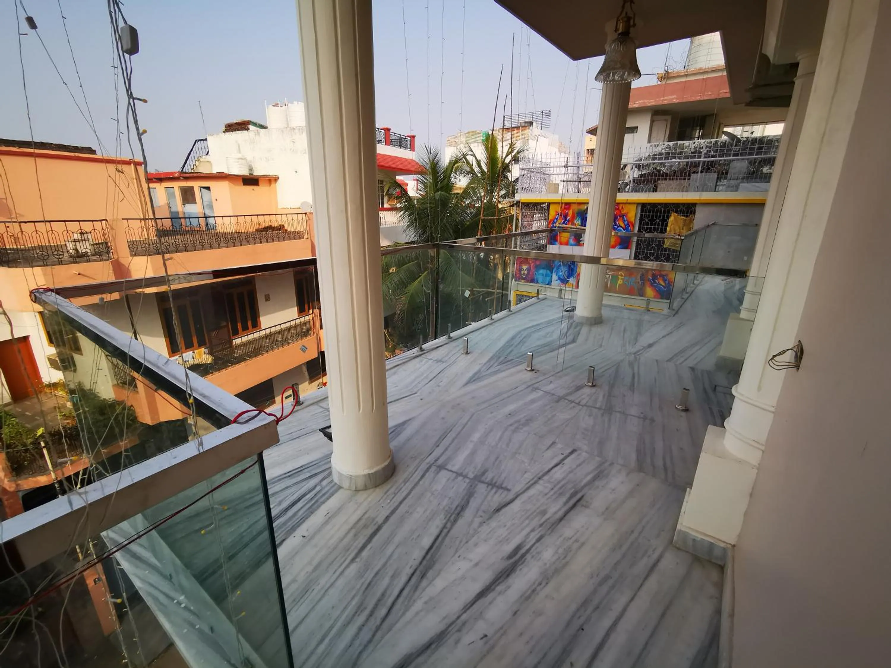 Balcony/Terrace in HOTEL RIO BENARAS