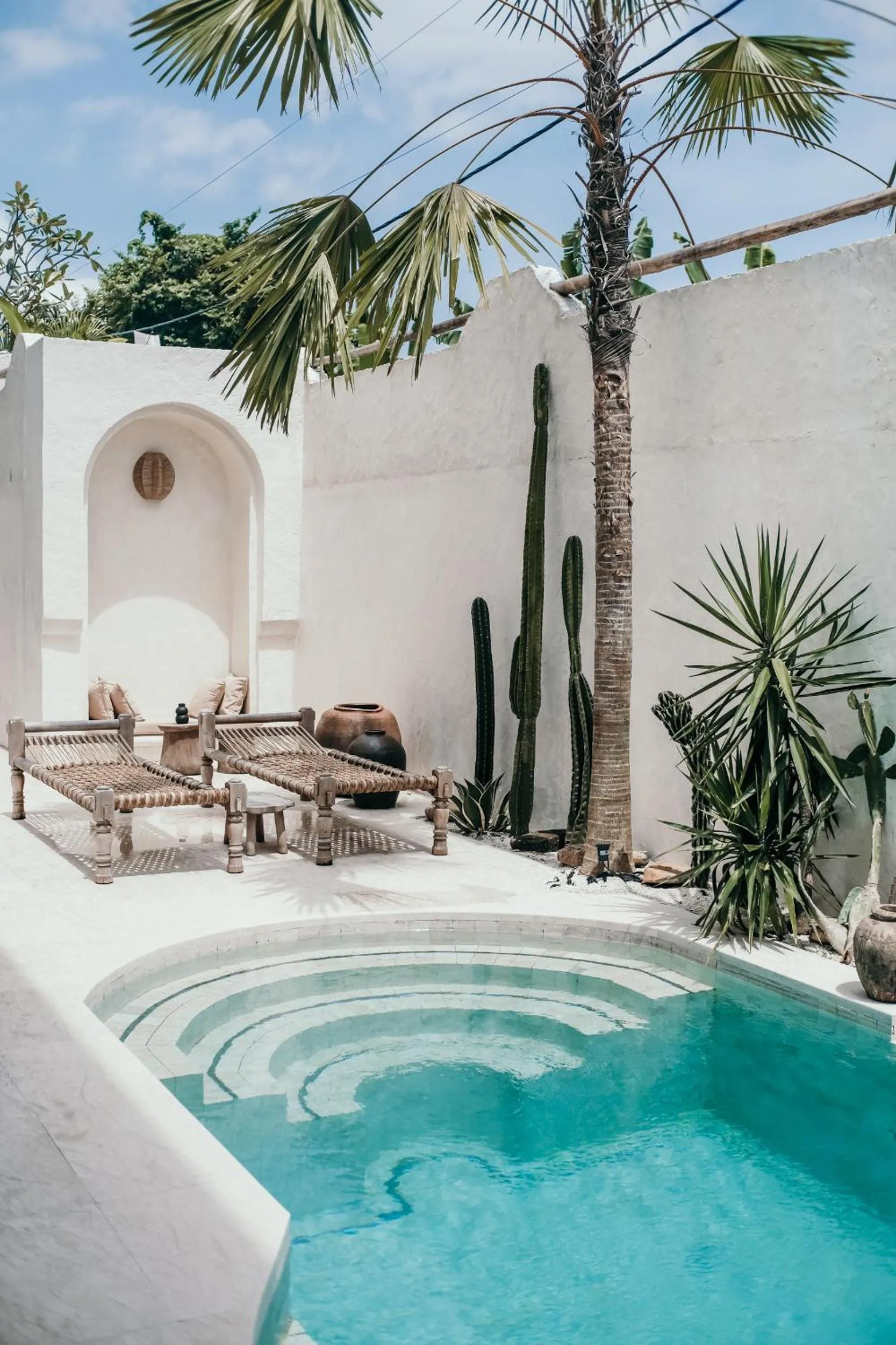 Pool view in Villa A Canggu