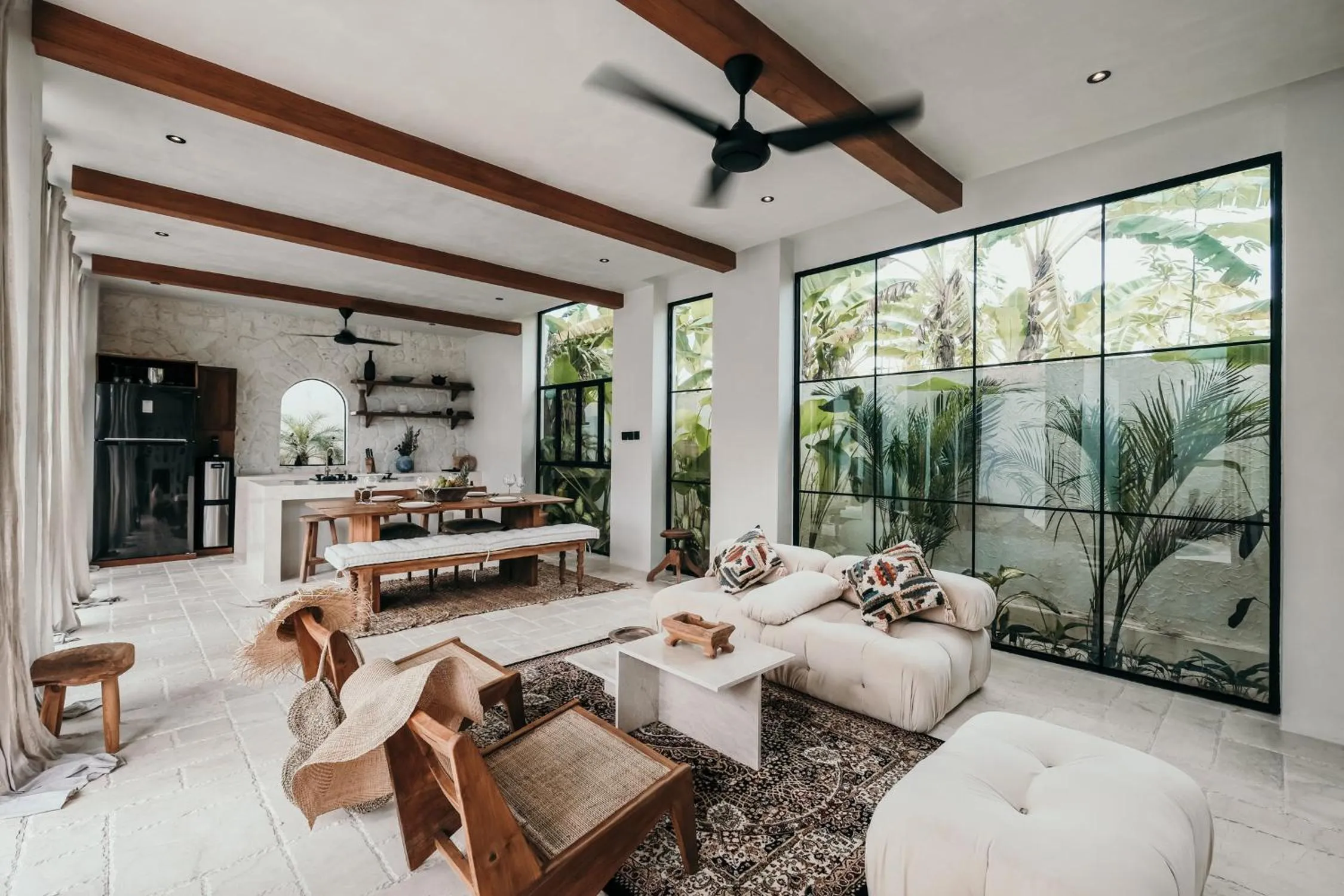 Living room in Villa A Canggu