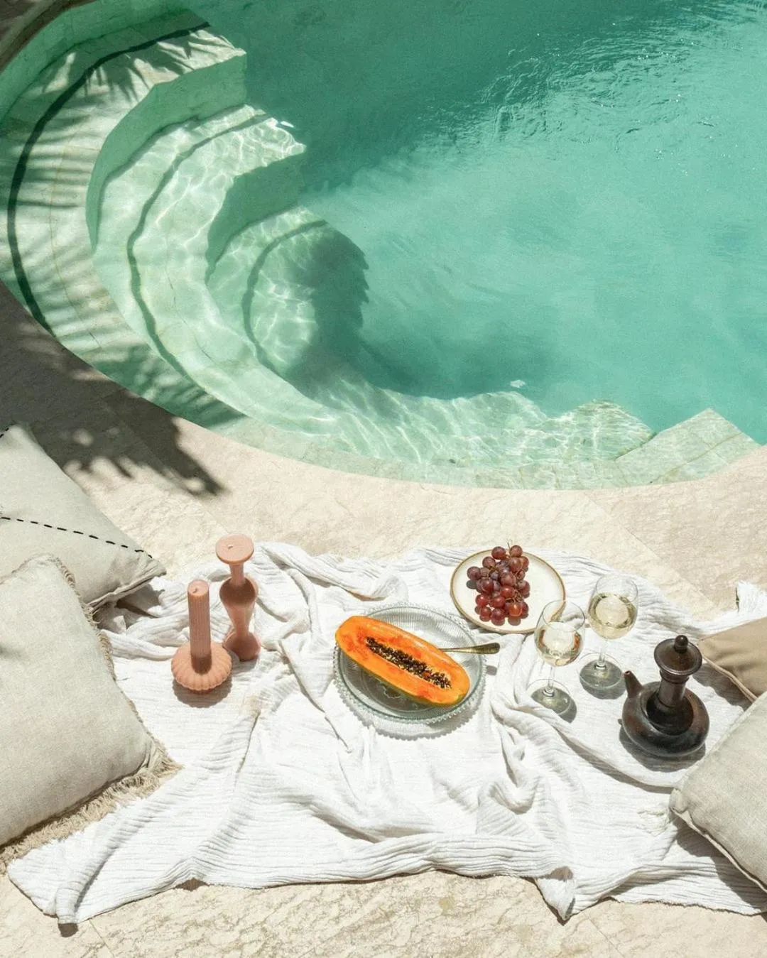 Food and drinks in Villa A Canggu