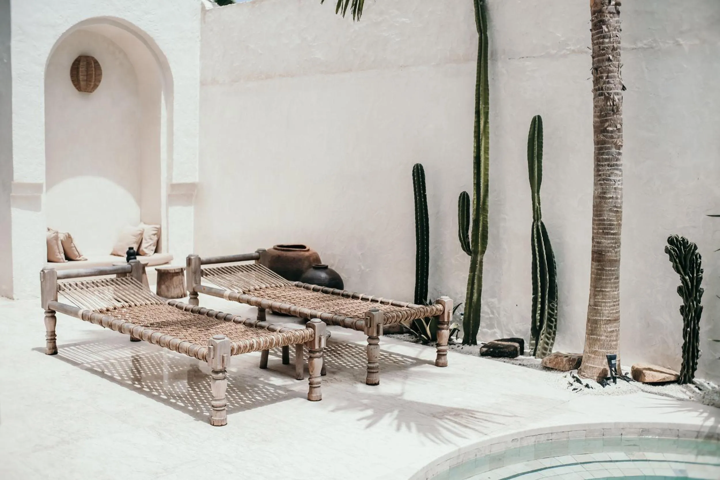 sunbed in Villa A Canggu