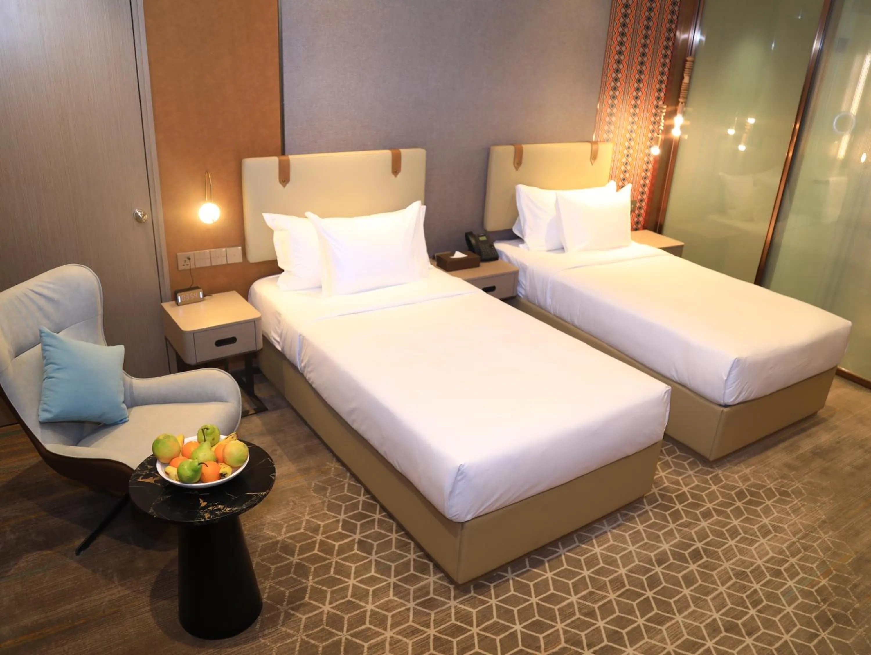 Bed in Skylight In-Terminal Hotel