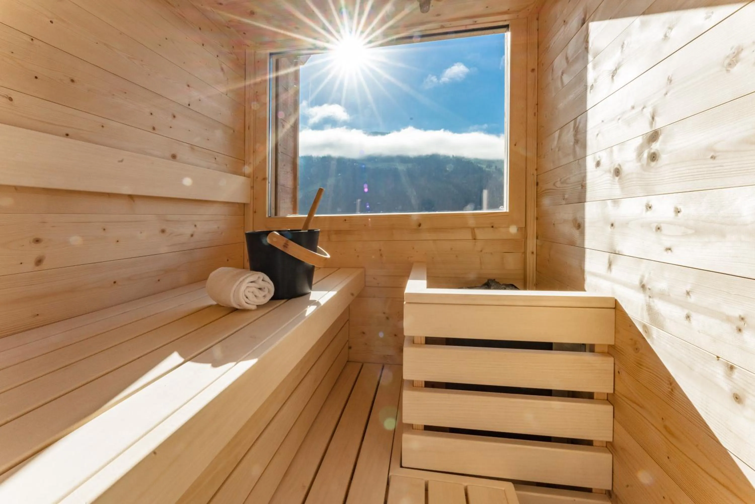 Sauna in Apartmentresort MyLodge