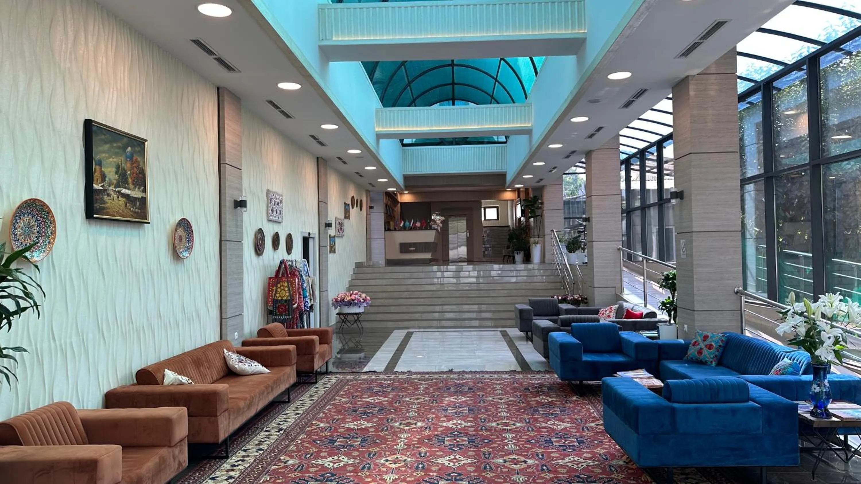 Lobby or reception in Rayyan Hotel & SPA Tashkent