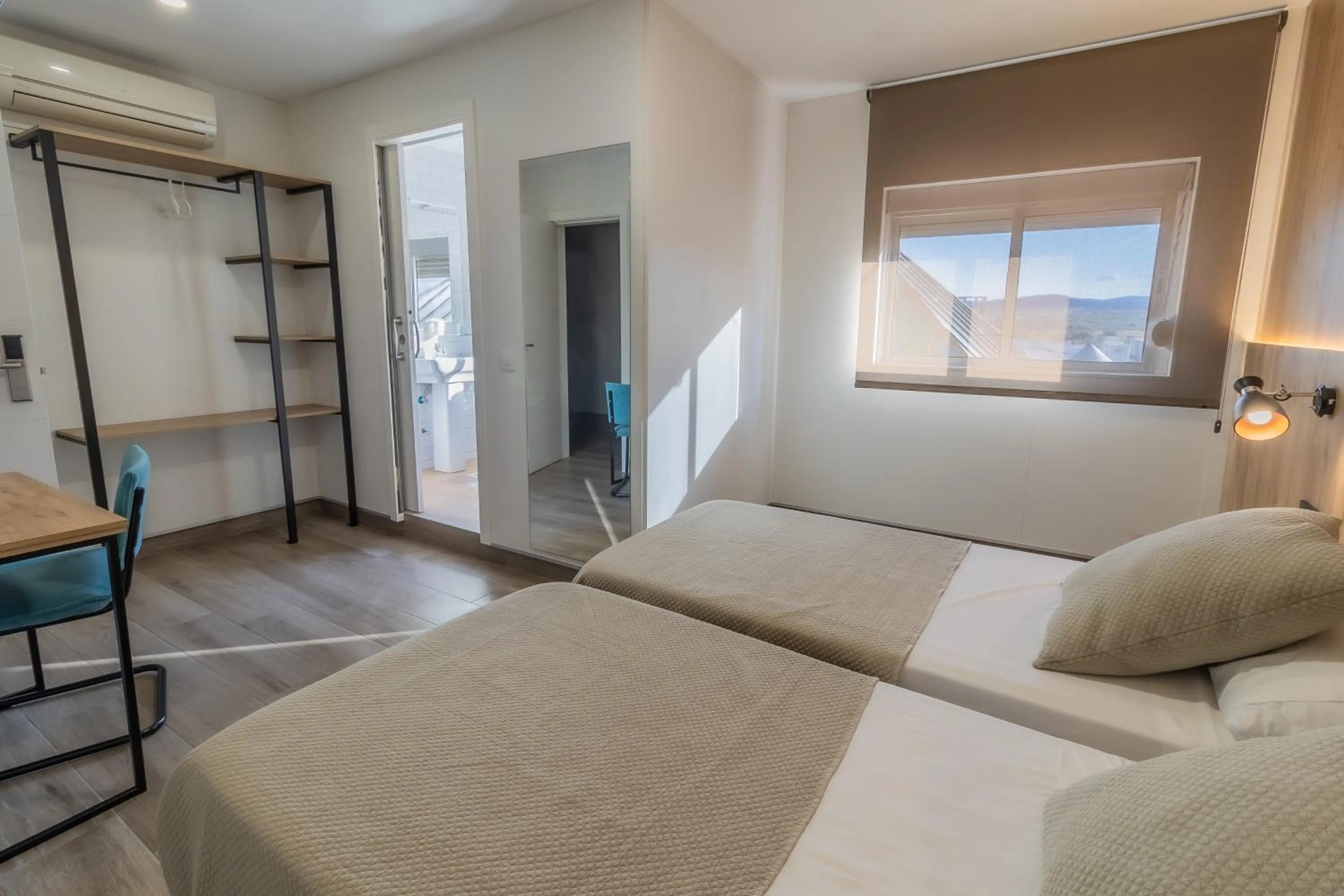 View (from property/room), Bed in Hotel Kika