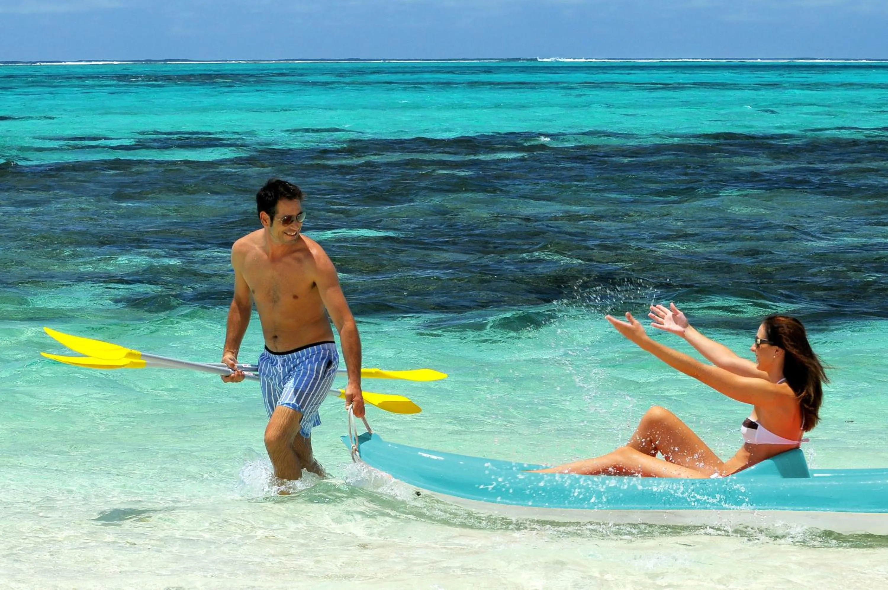 People in Astroea Beach Hotel