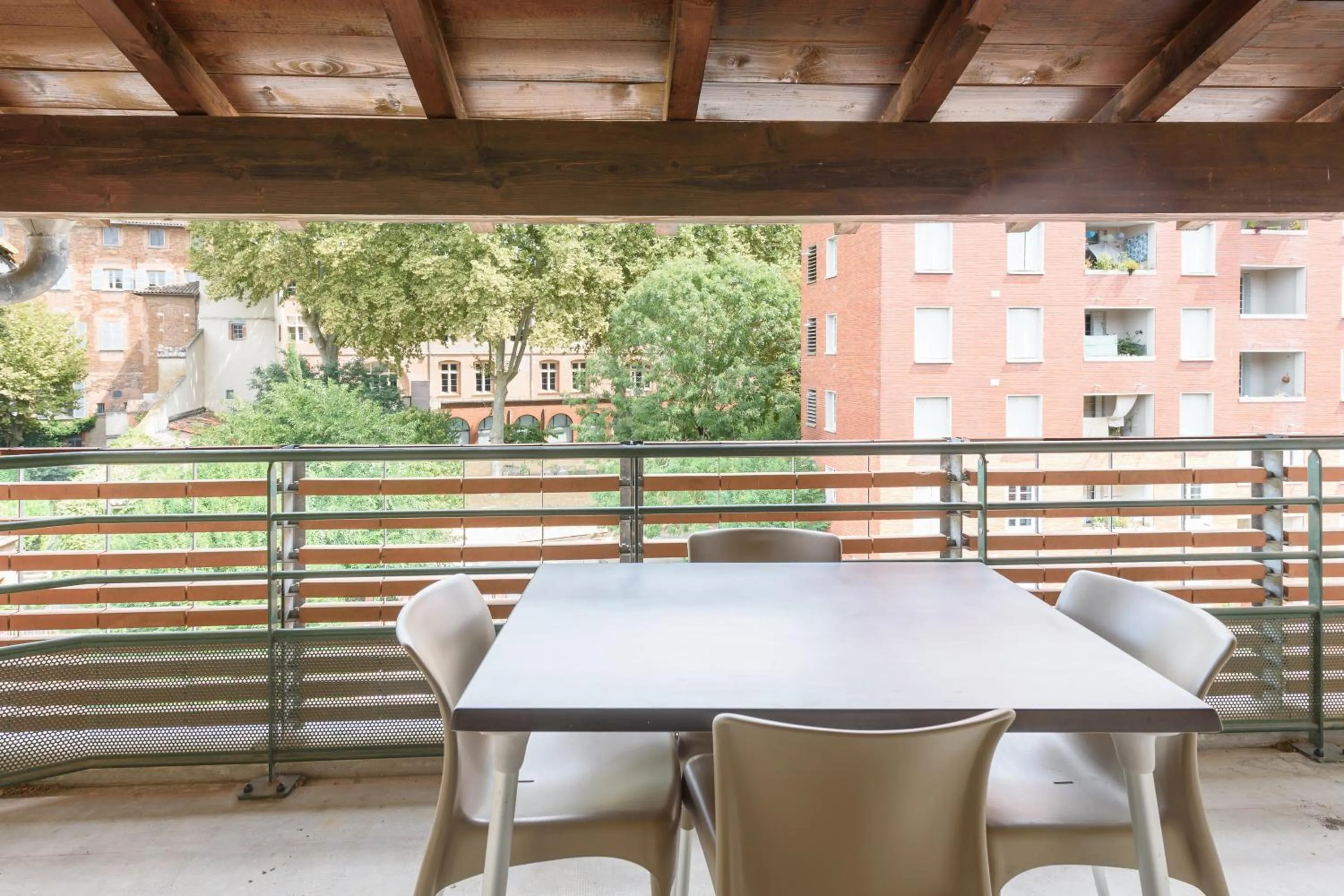 Balcony/Terrace in Residhotel Toulouse Centre