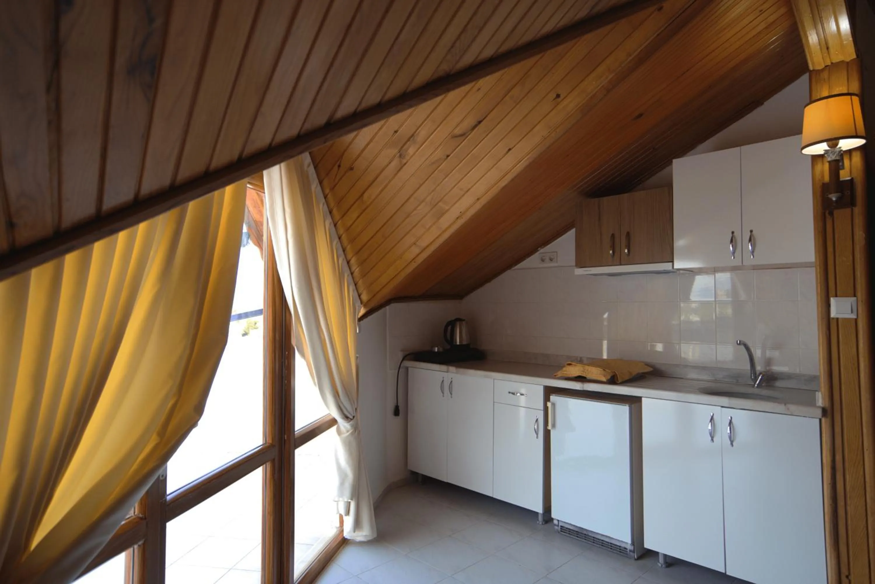 Kitchen or kitchenette in NATURELLA APART HOTEL