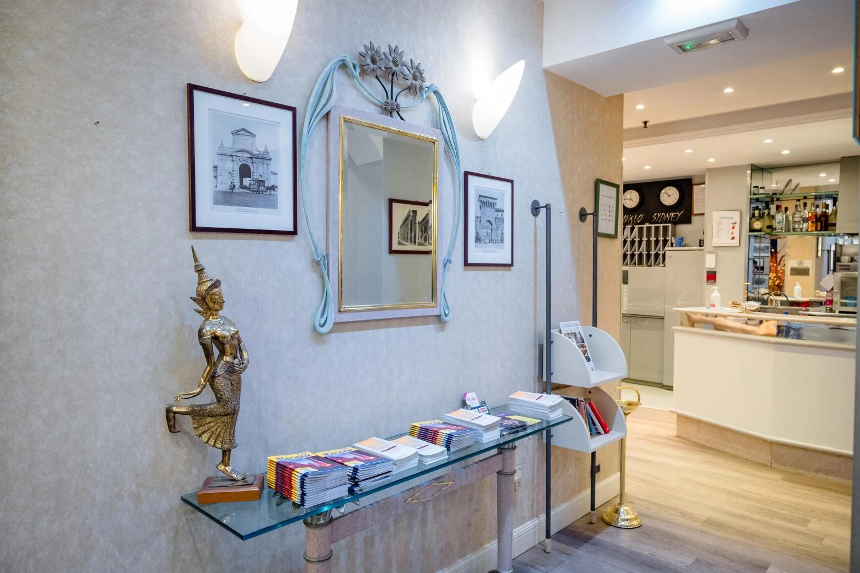 Decorative detail in Hotel Centrale