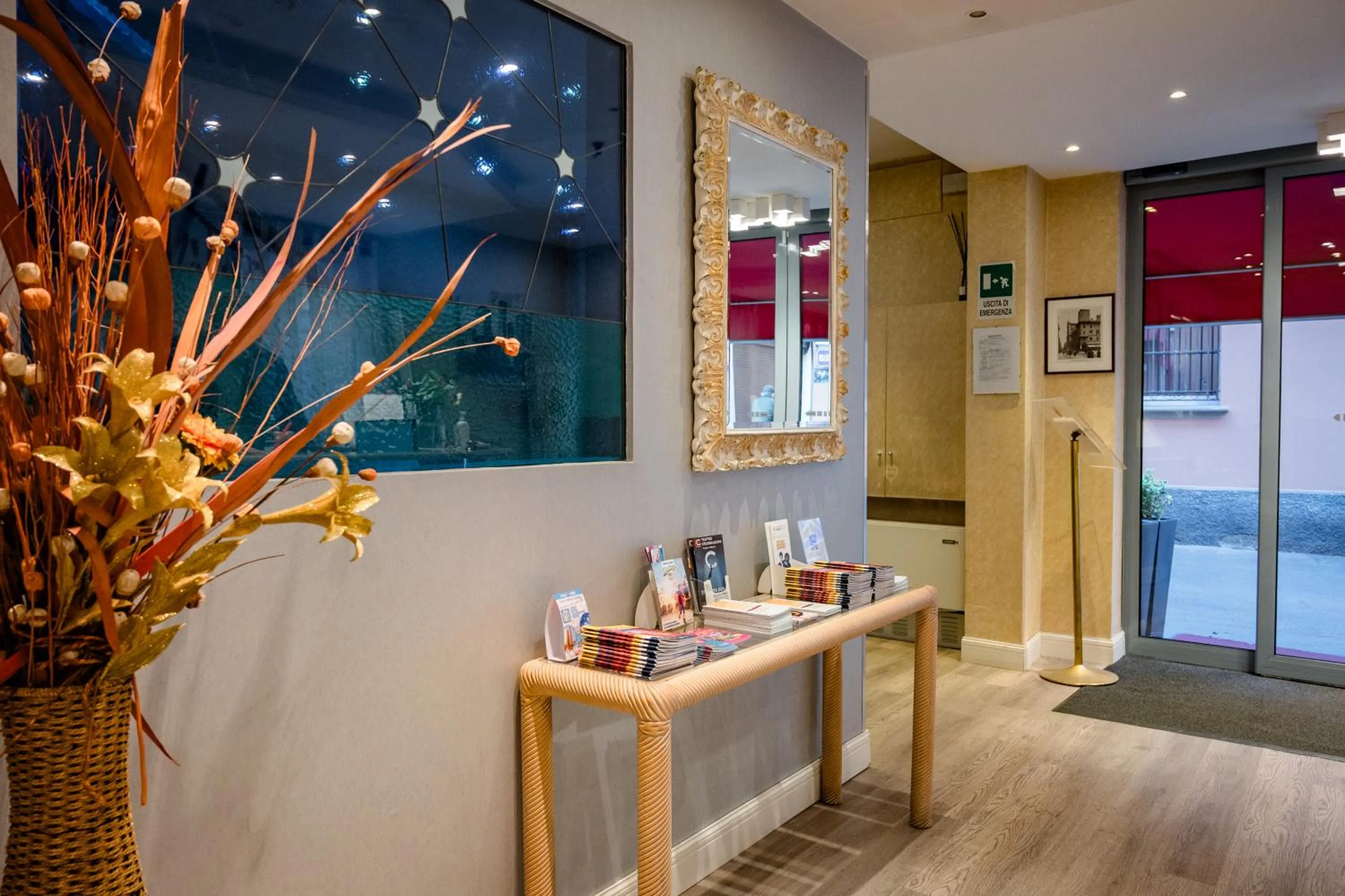 Decorative detail in Hotel Centrale