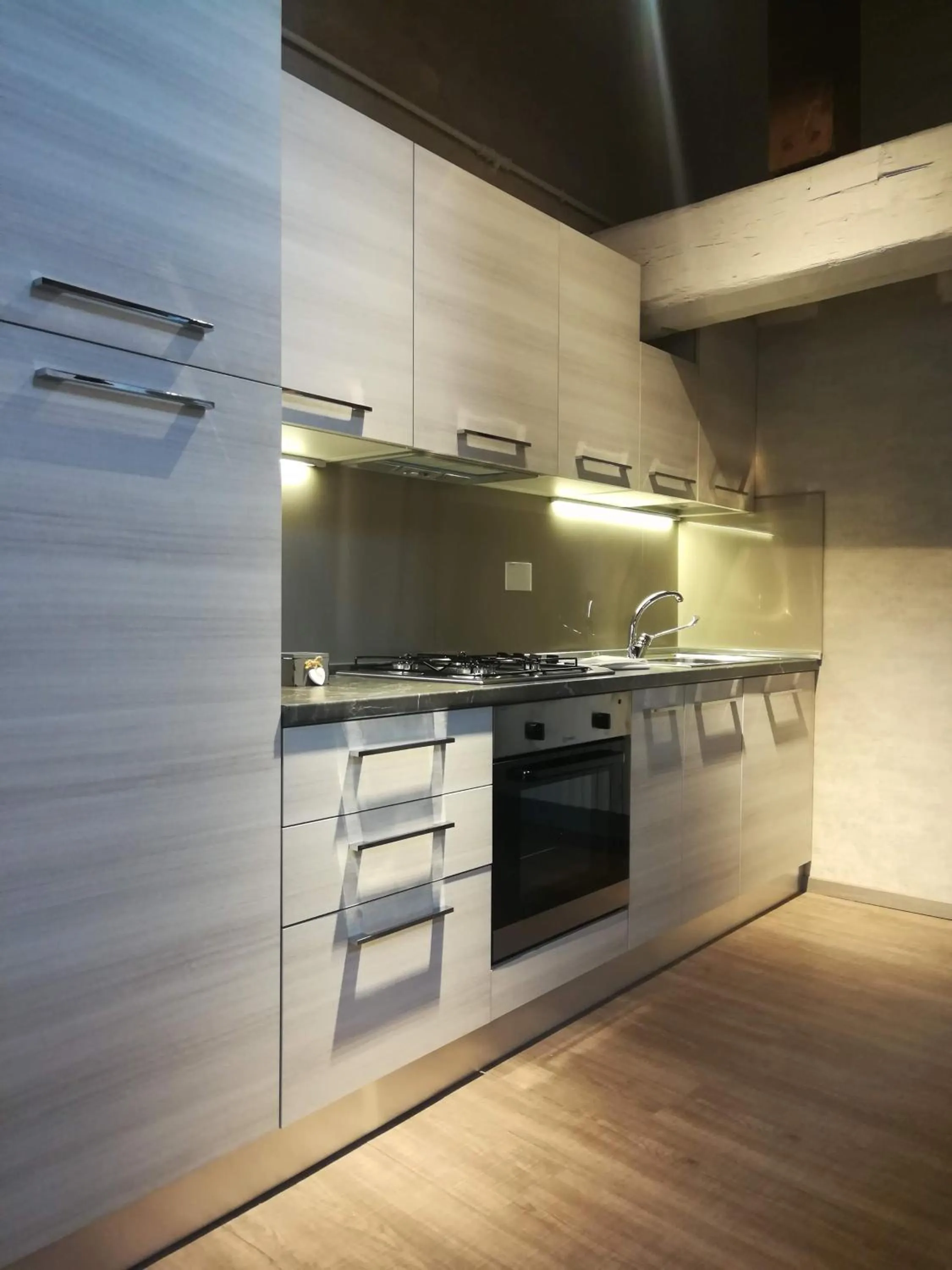 Kitchen or kitchenette in Hotel Centrale