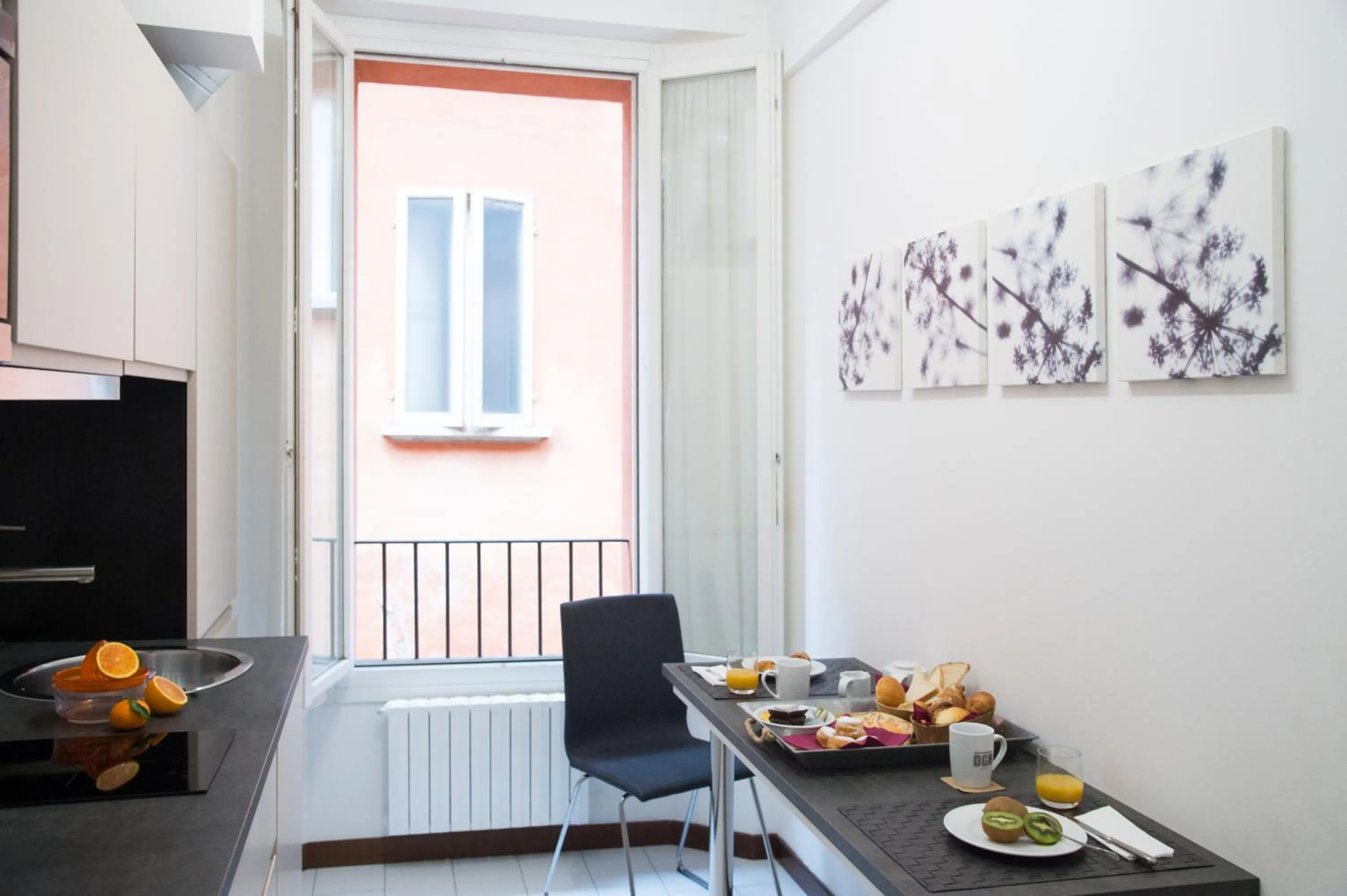 kitchen in Phi Hotel Bologna