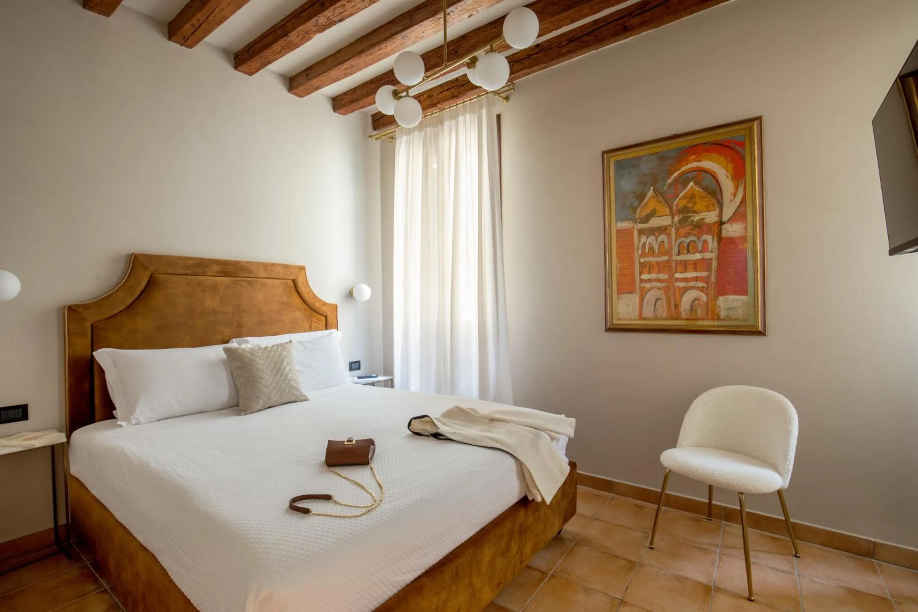 Bedroom, Bed in Daplace - Antica Casa Coppo 1