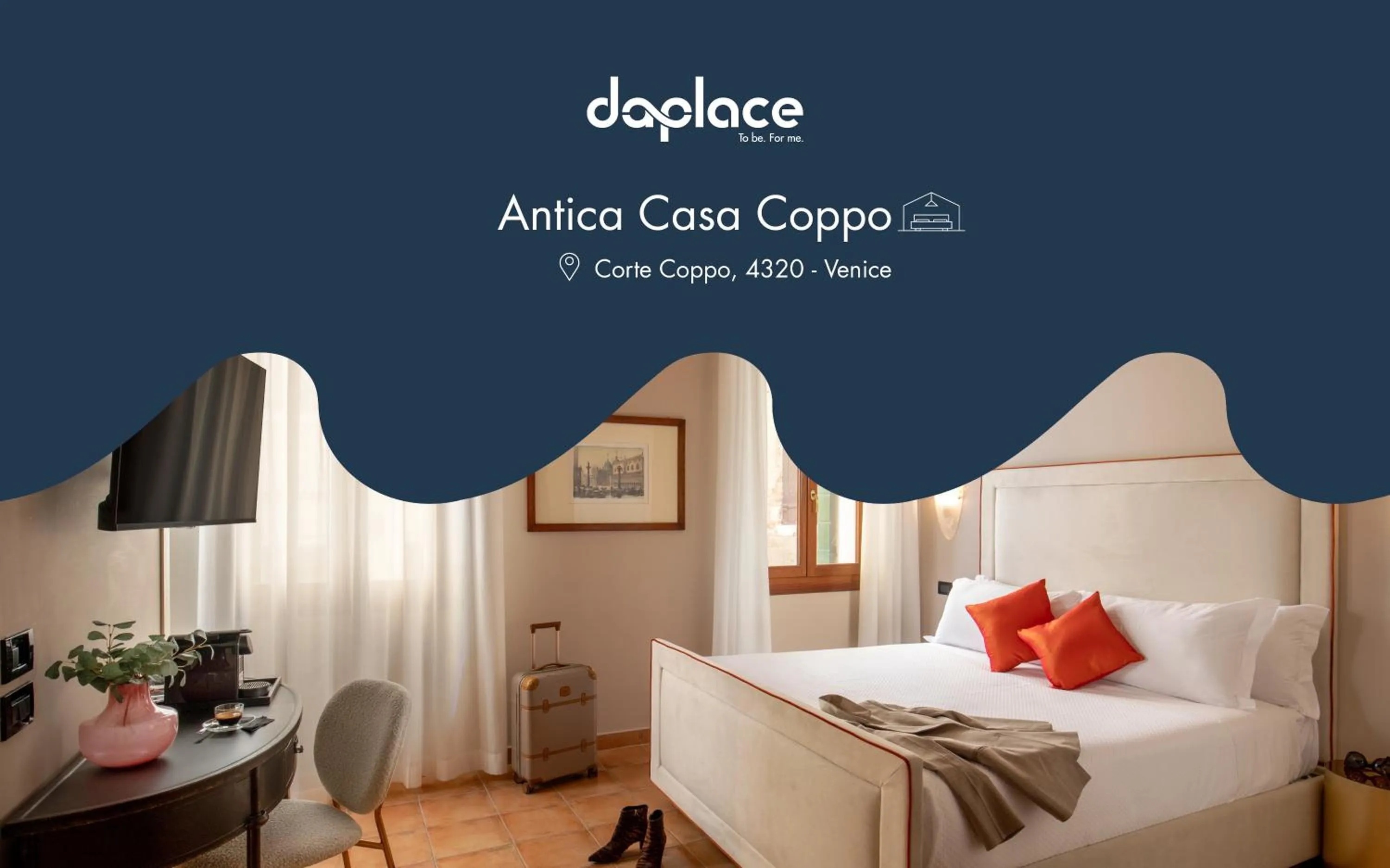 Text overlay, Bed in Daplace - Antica Casa Coppo 1