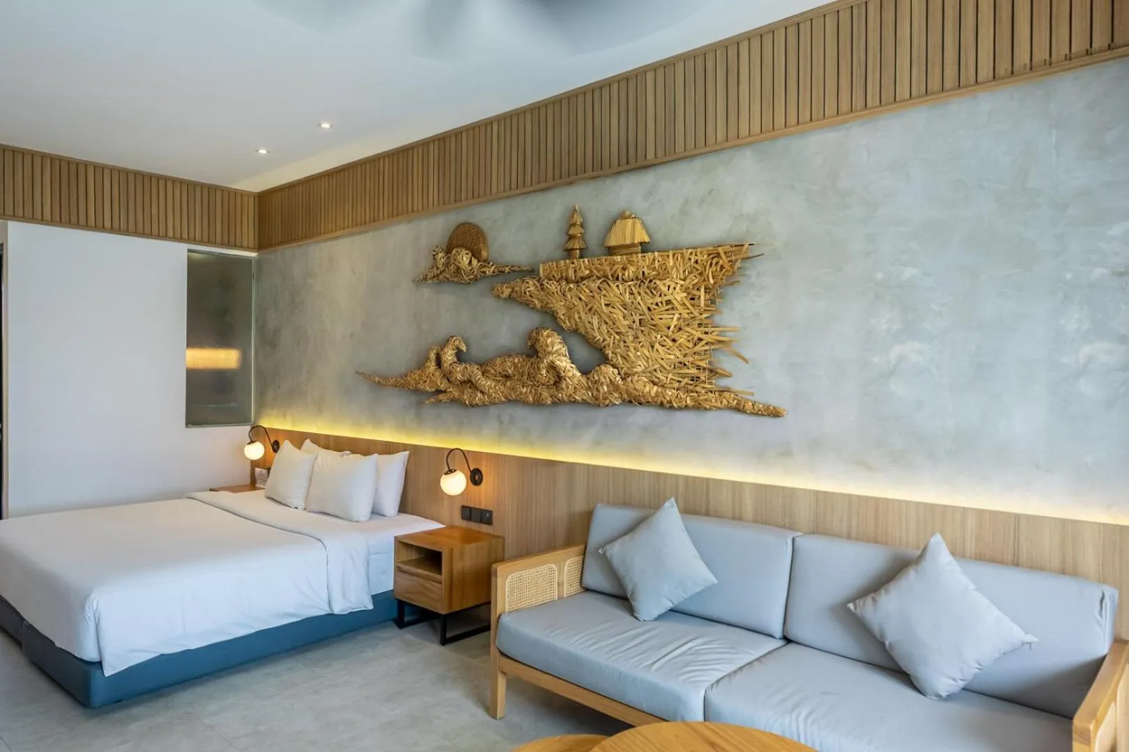 Bedroom, Bed in The Wave