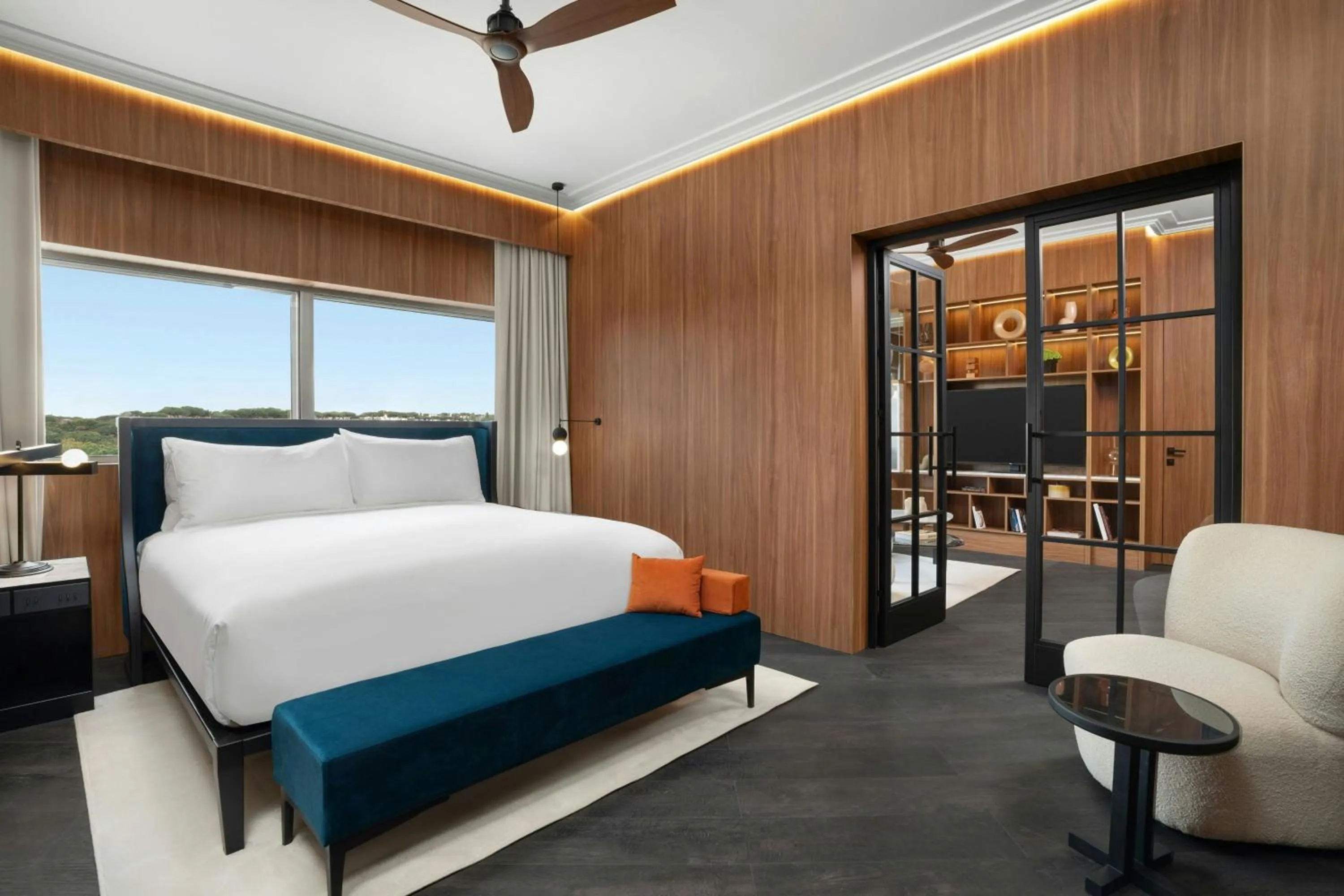 Photo of the whole room, Bed in Cardo Roma, Autograph Collection