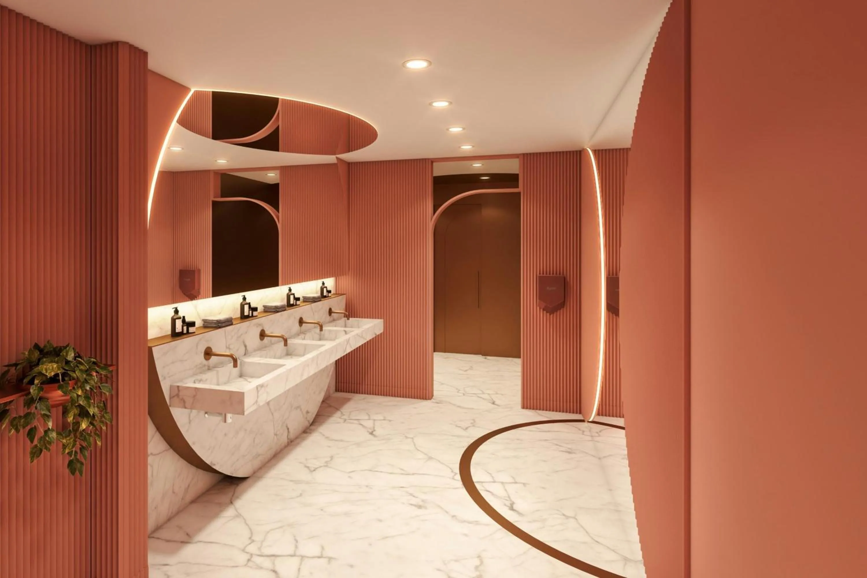 Bathroom in Cardo Roma, Autograph Collection