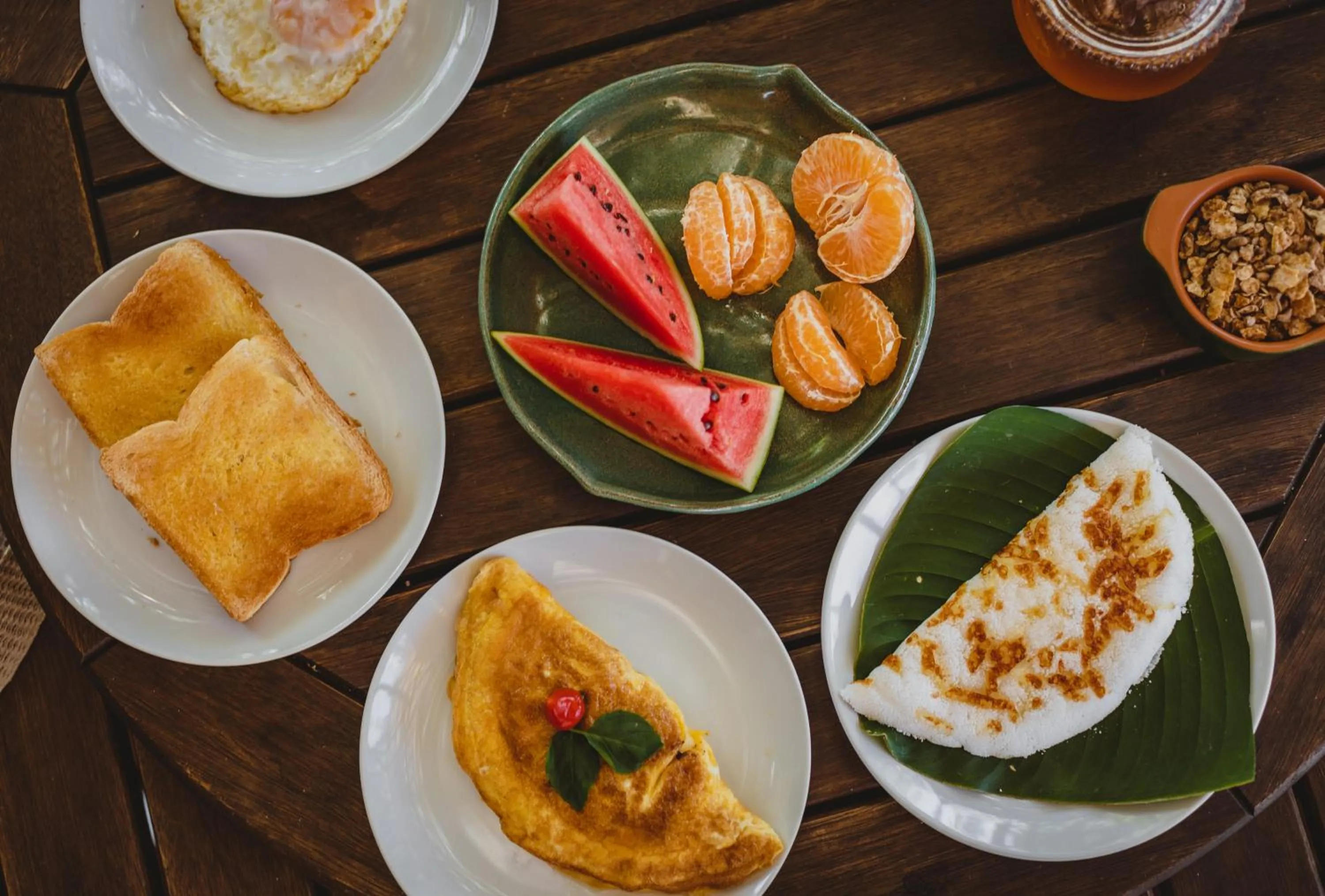 Food and drinks in Pousada Moana