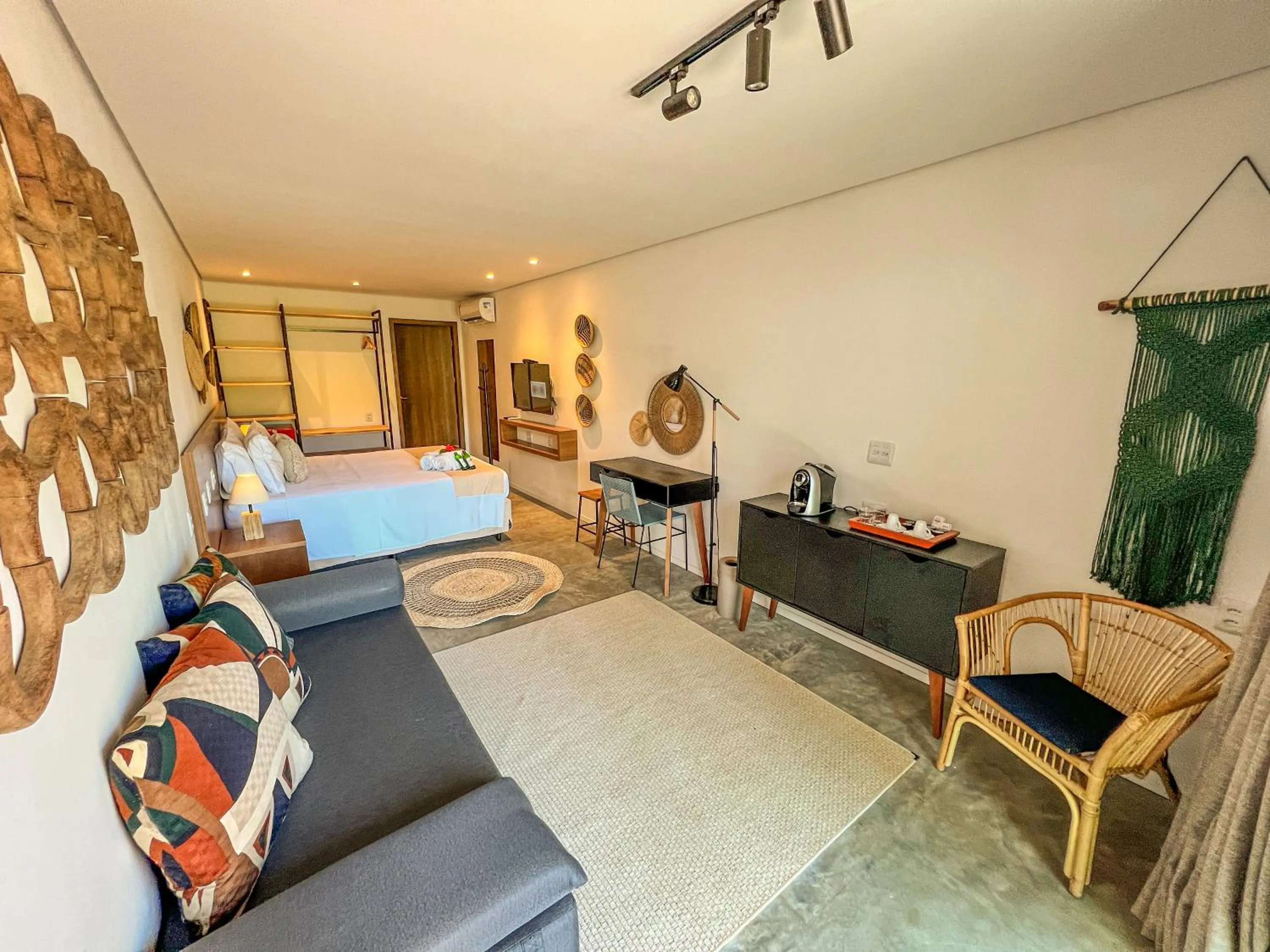 Bed in Pousada Moana