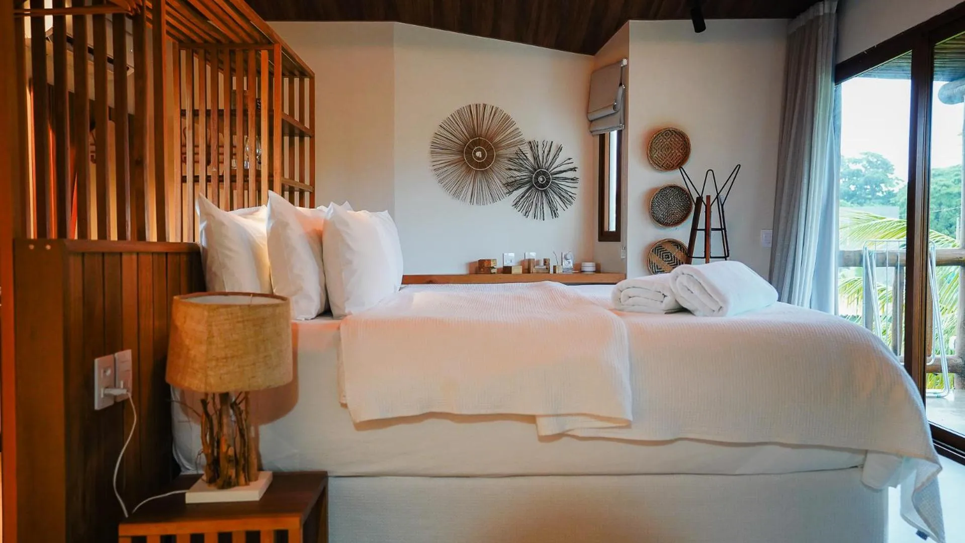 Bed in Pousada Moana