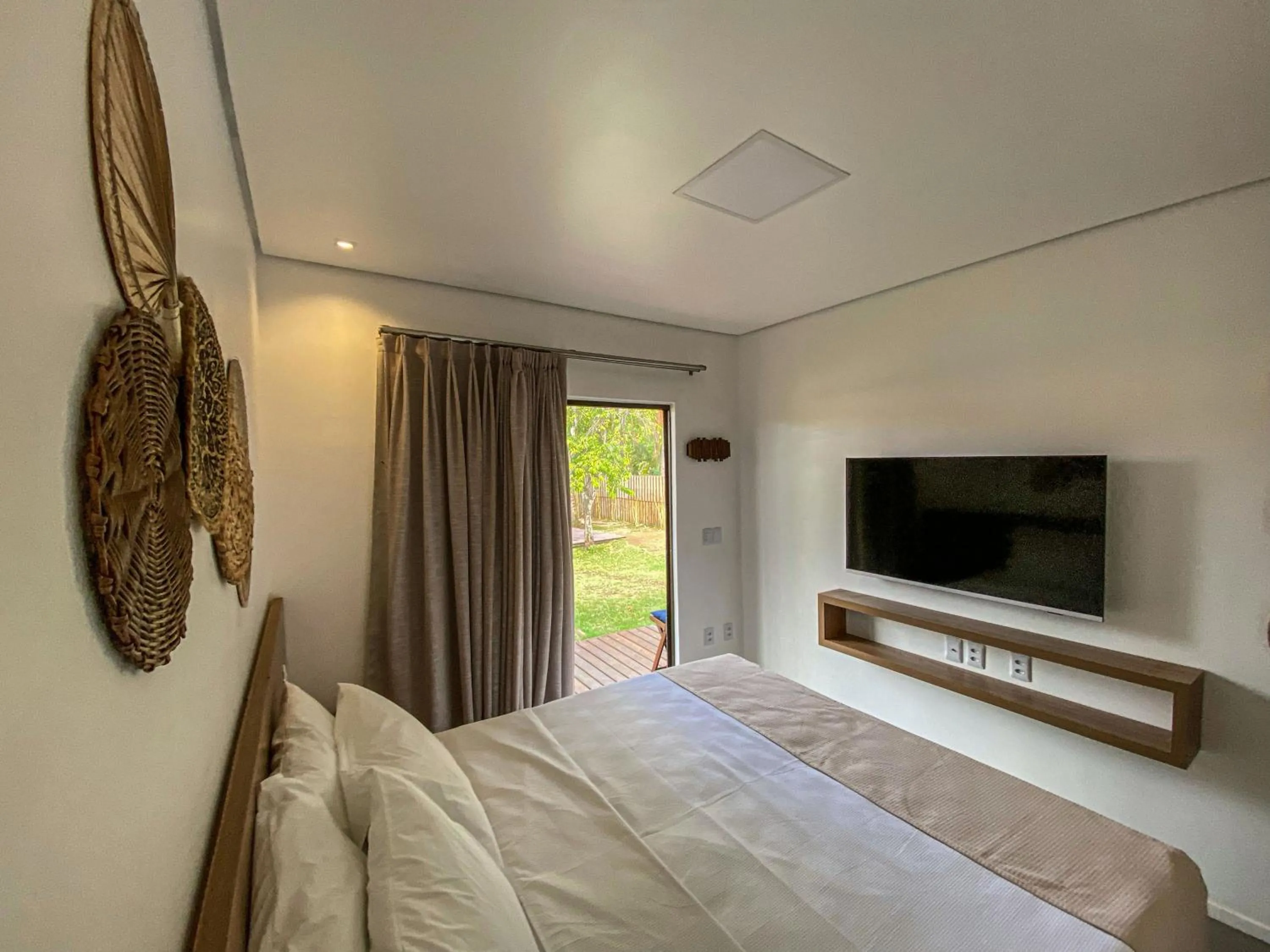 Bed in Pousada Moana