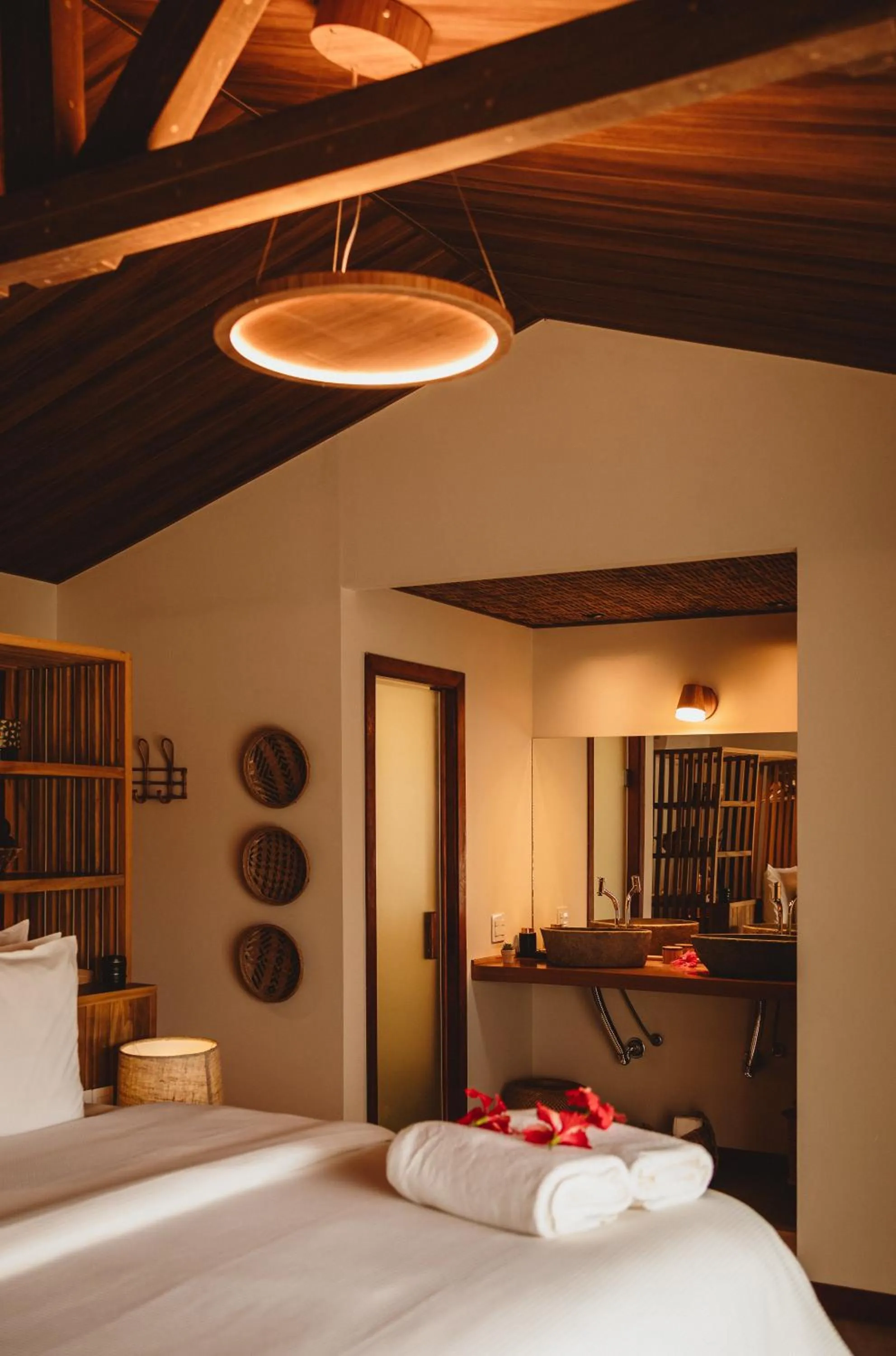 Bed in Pousada Moana