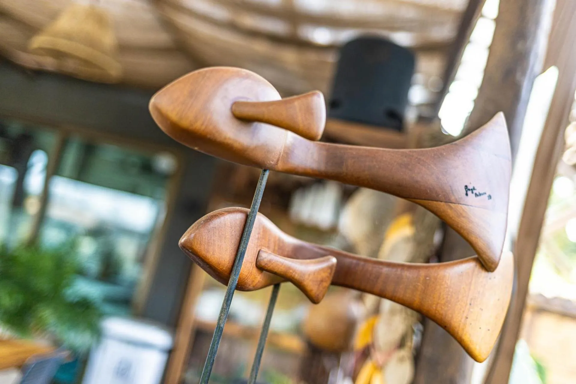 Decorative detail in Pousada Moana