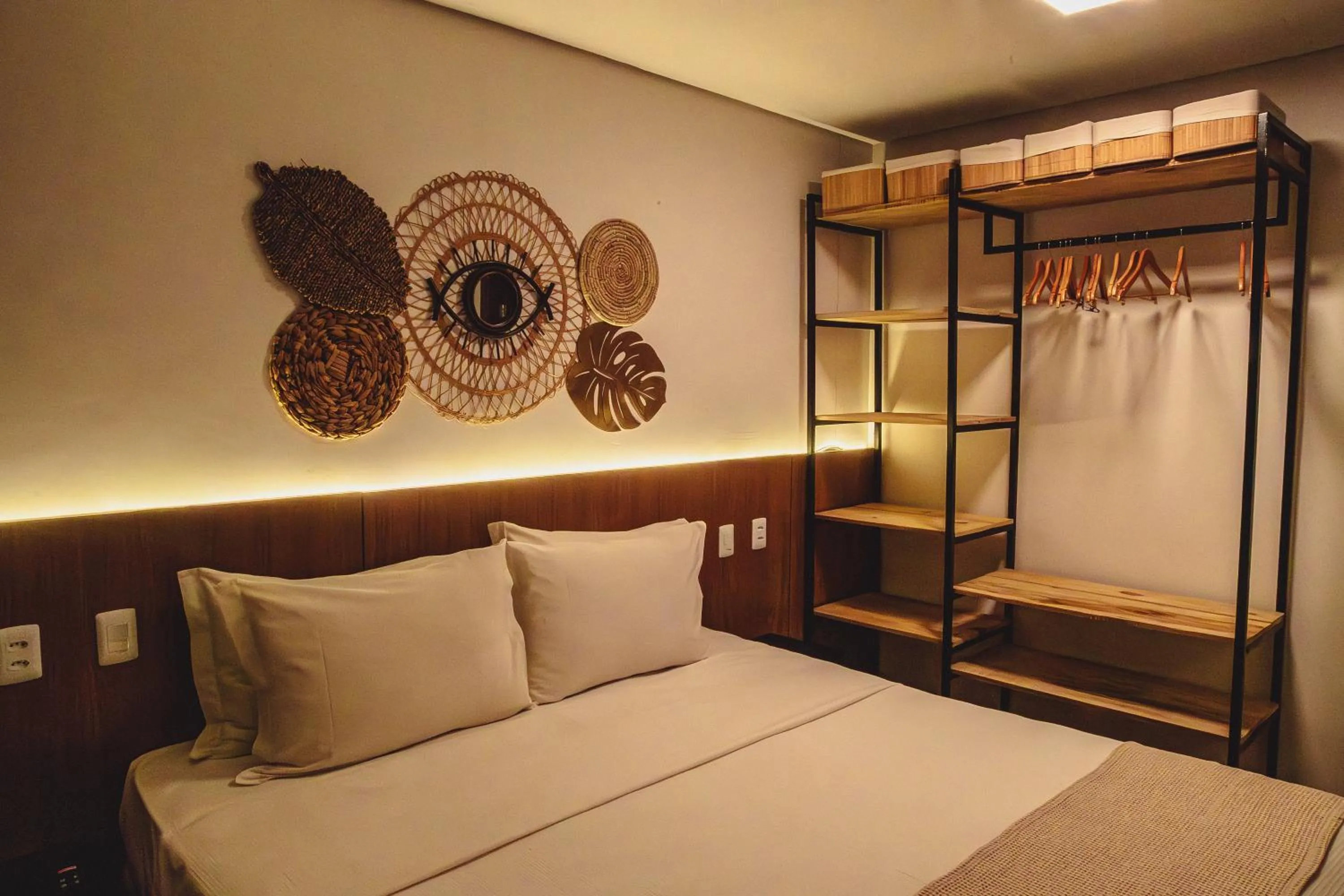 Bed in Pousada Moana