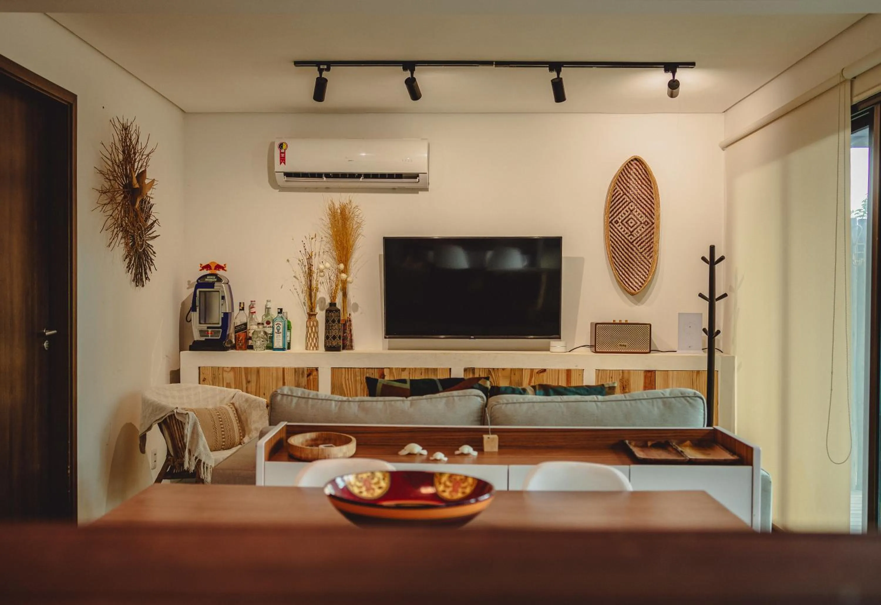 Living room in Pousada Moana