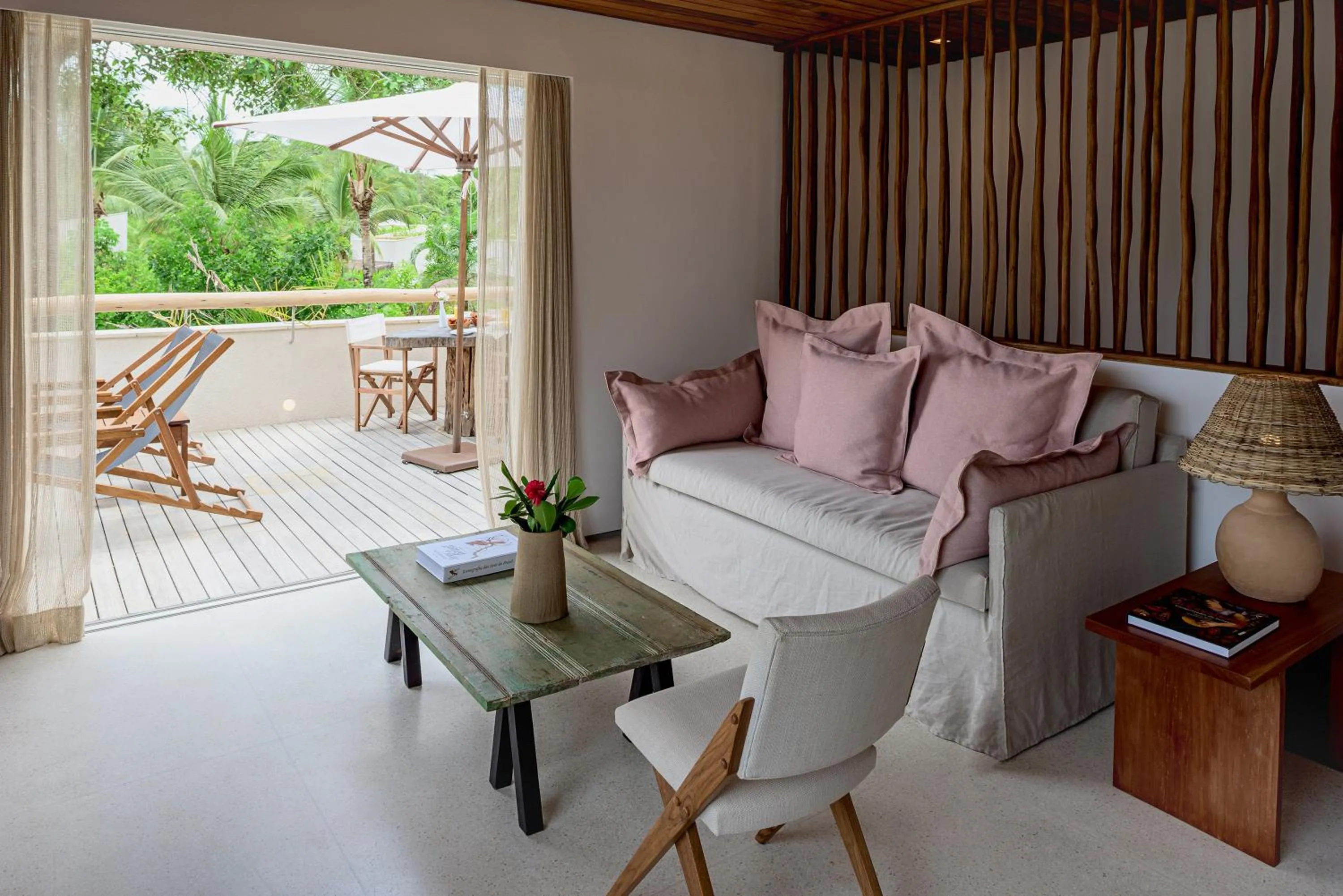 Living room in Hotel Fasano Trancoso