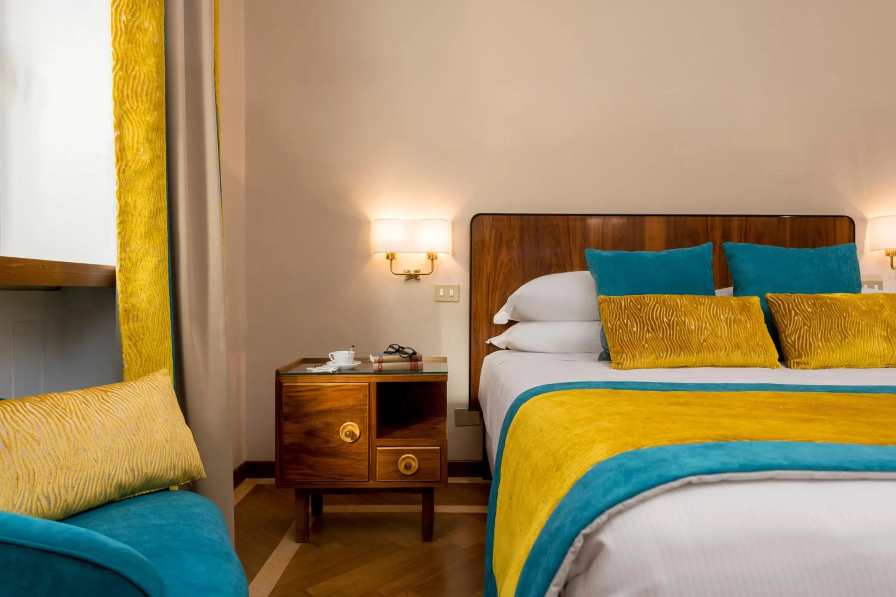 Bedroom, Bed in Bettoja Hotel Mediterraneo