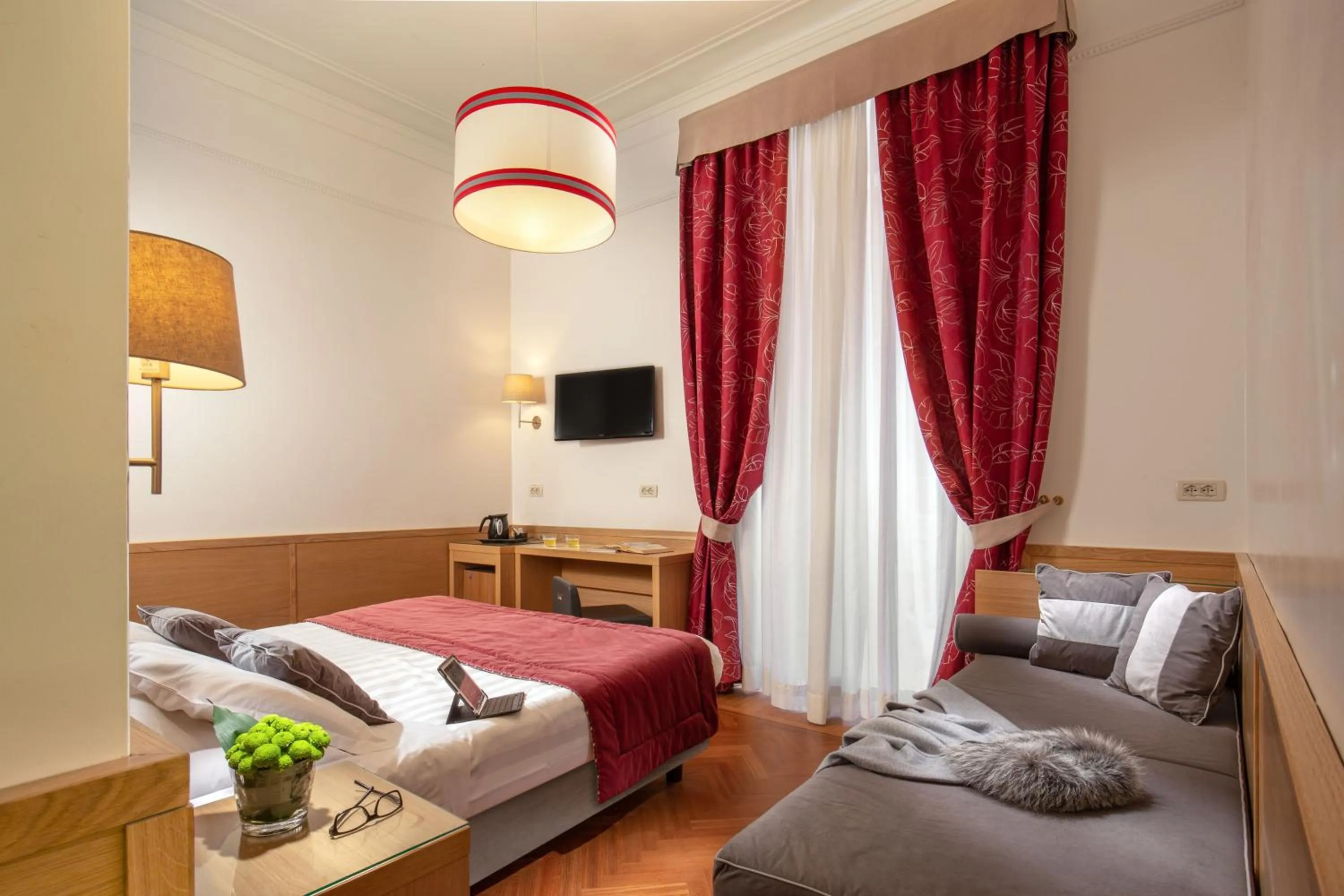 Bedroom, Bed in Hotel Nord Nuova Roma