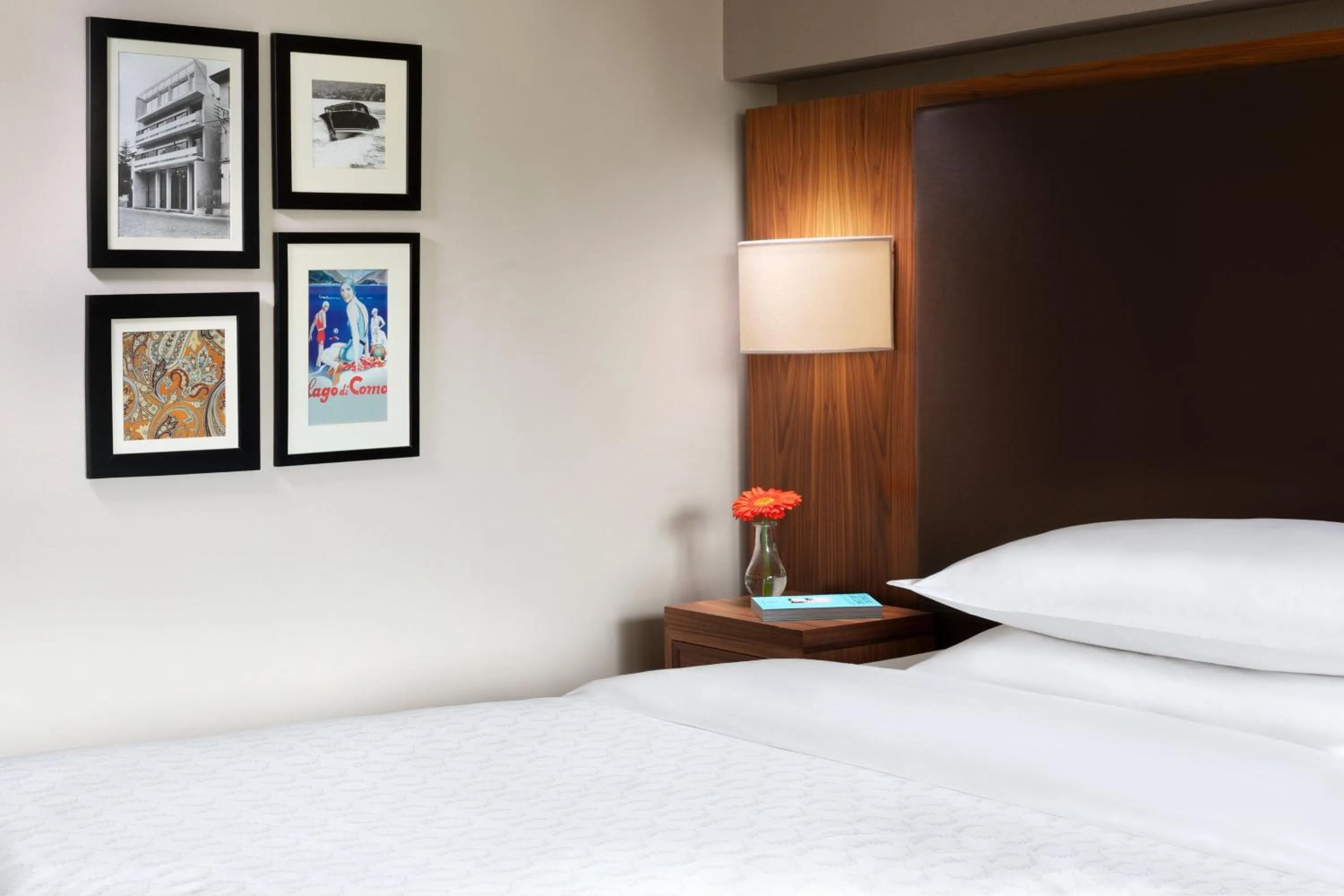 Photo of the whole room, Bed in Sheraton Lake Como Hotel