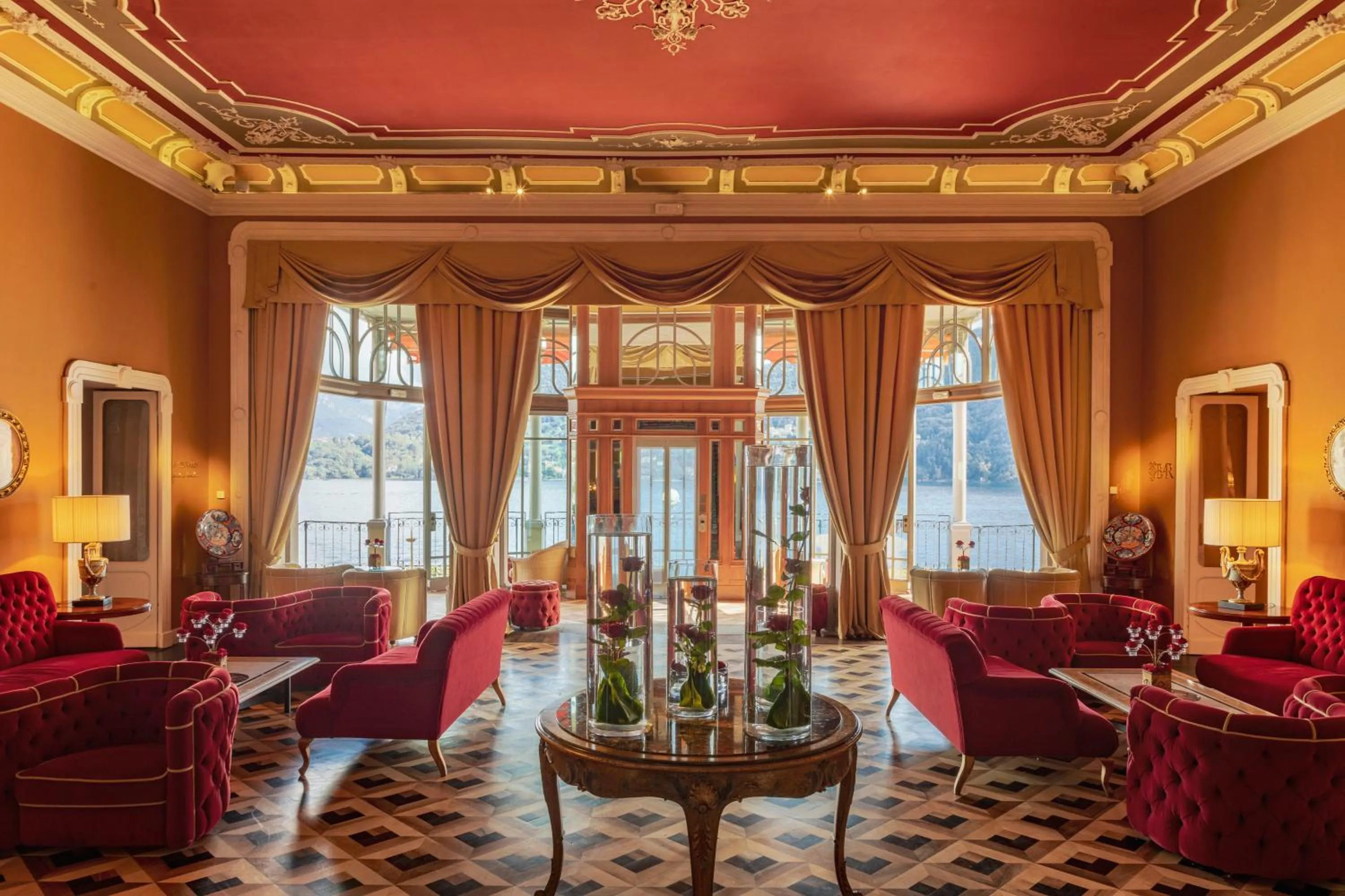 Lobby or reception in Grand Hotel Tremezzo