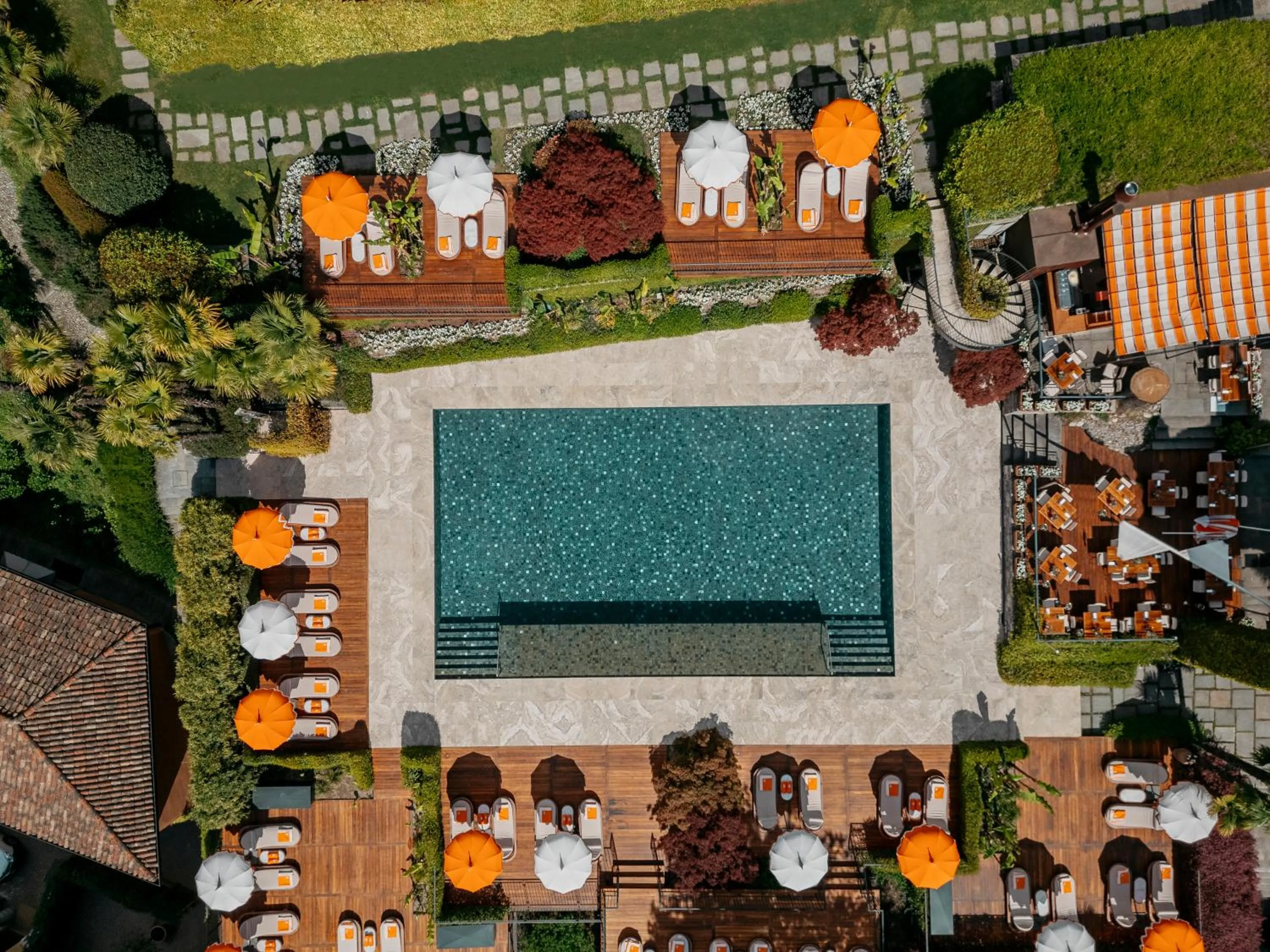 Swimming pool in Grand Hotel Tremezzo