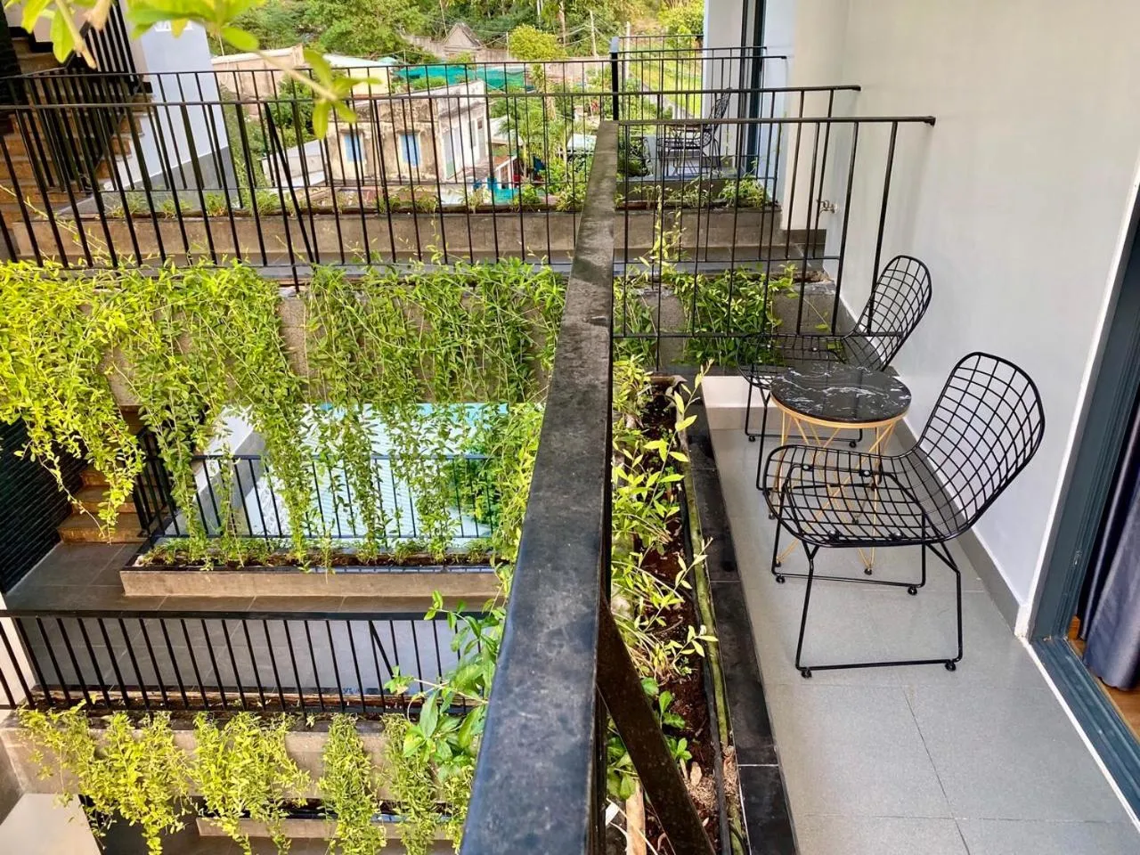 Balcony/Terrace in Fati Boutique Hotel & Apartment