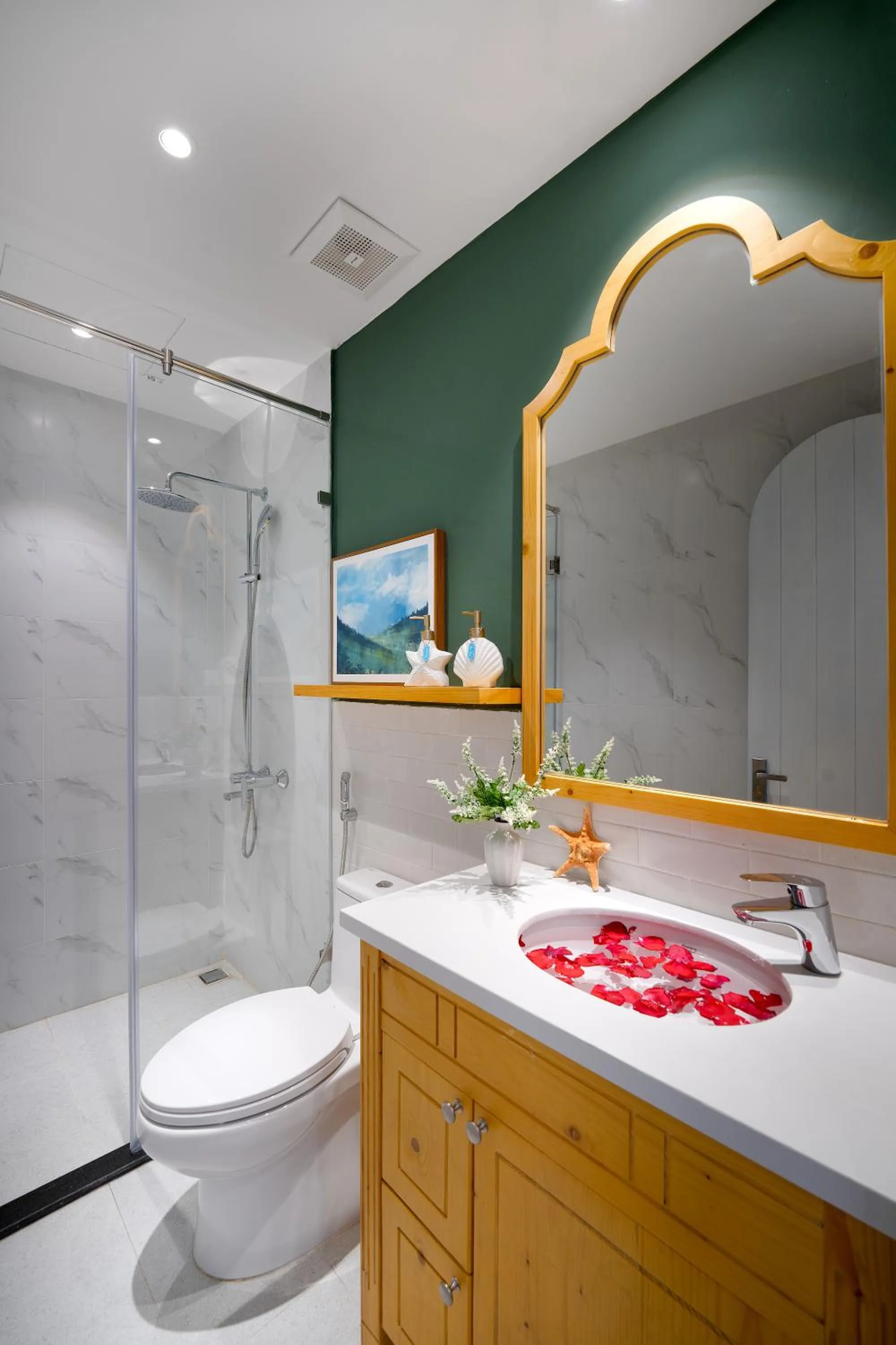 Bathroom in Santori Hotel And Spa