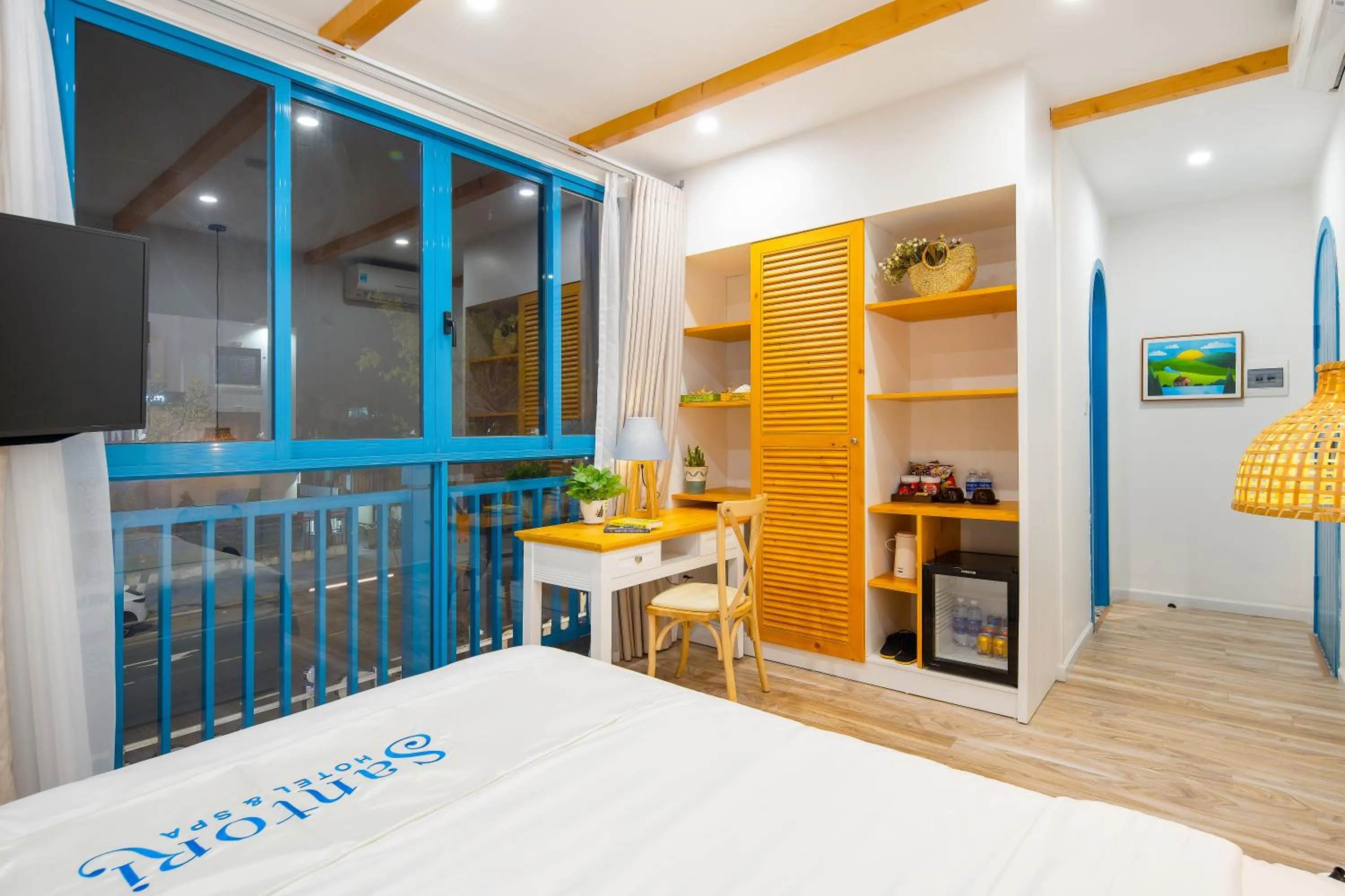 Bedroom in Santori Hotel And Spa