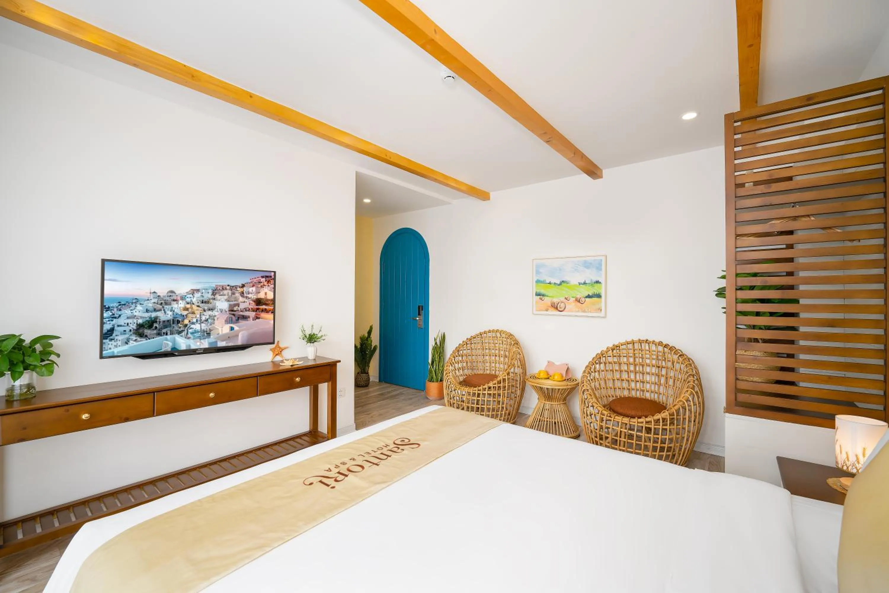 Bedroom in Santori Hotel And Spa