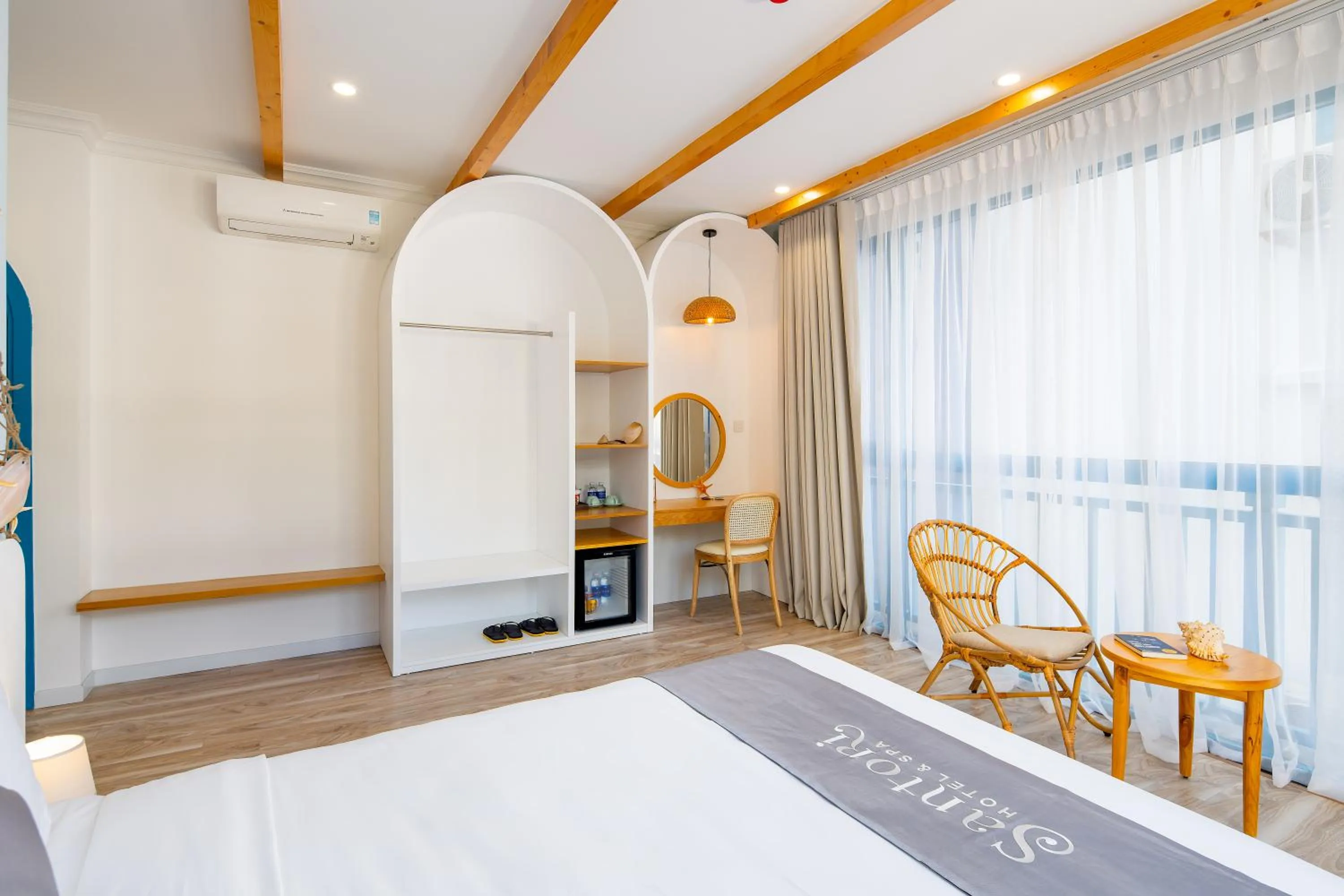 Bedroom in Santori Hotel And Spa