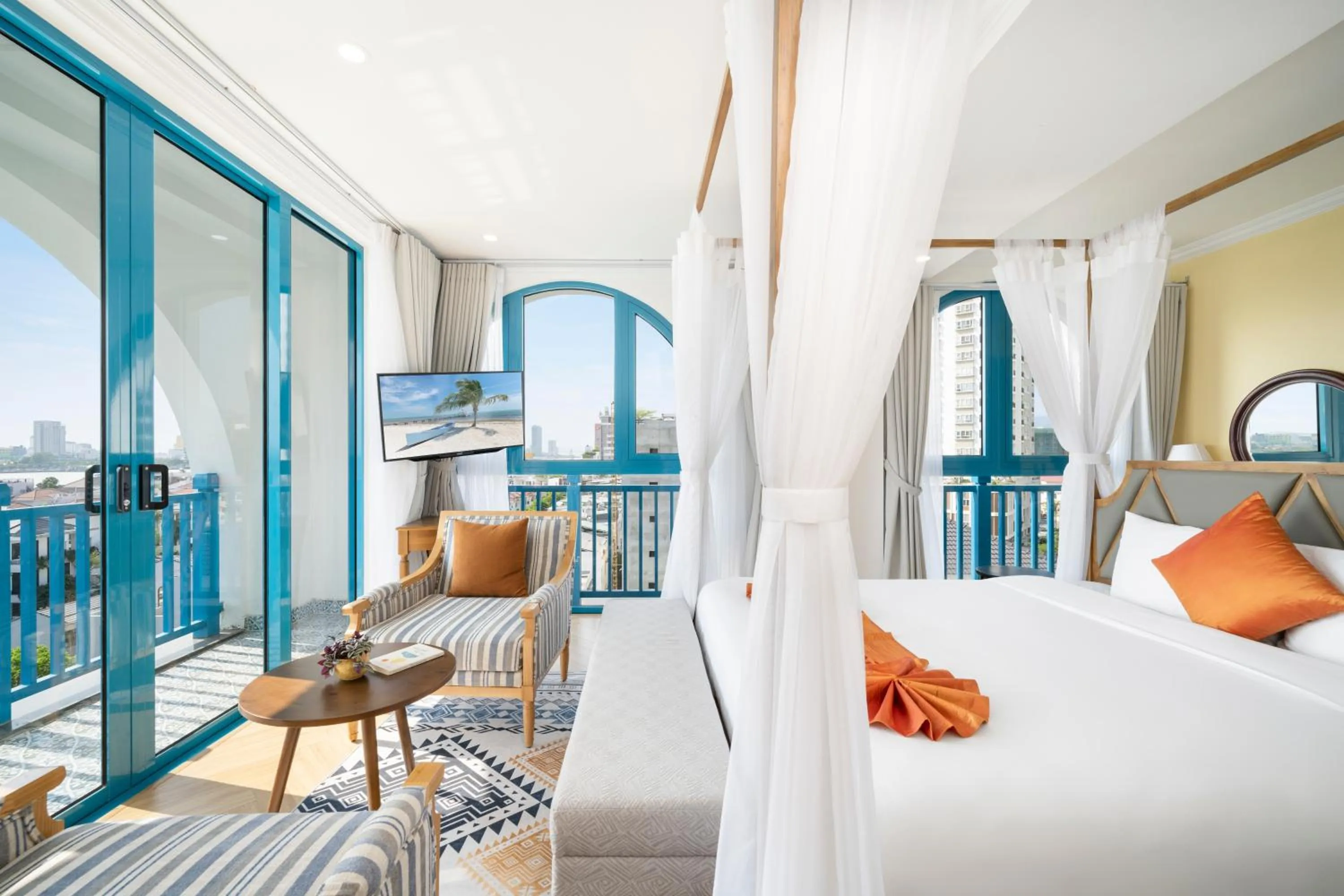 Bedroom in Santori Hotel And Spa