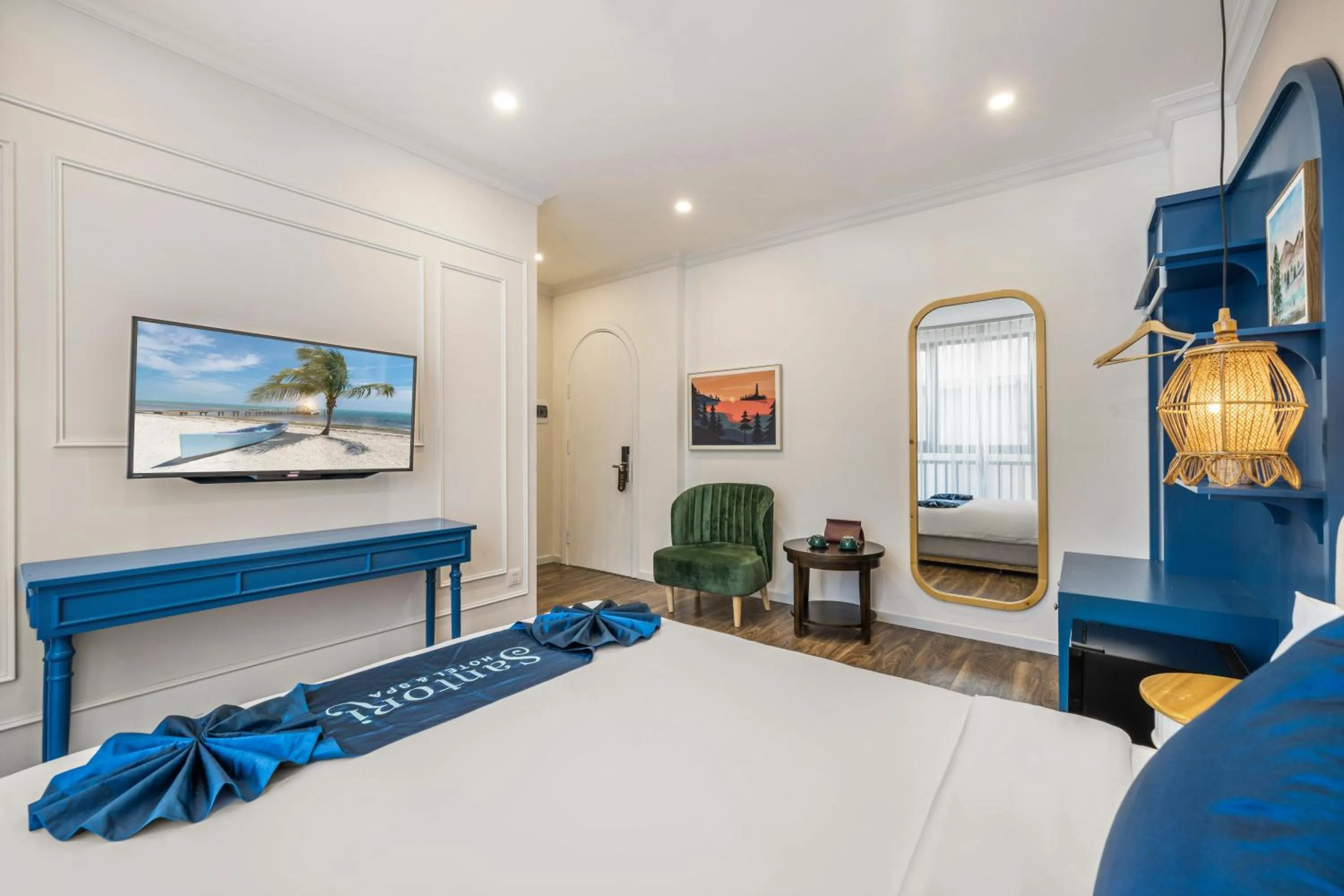 Bedroom in Santori Hotel And Spa