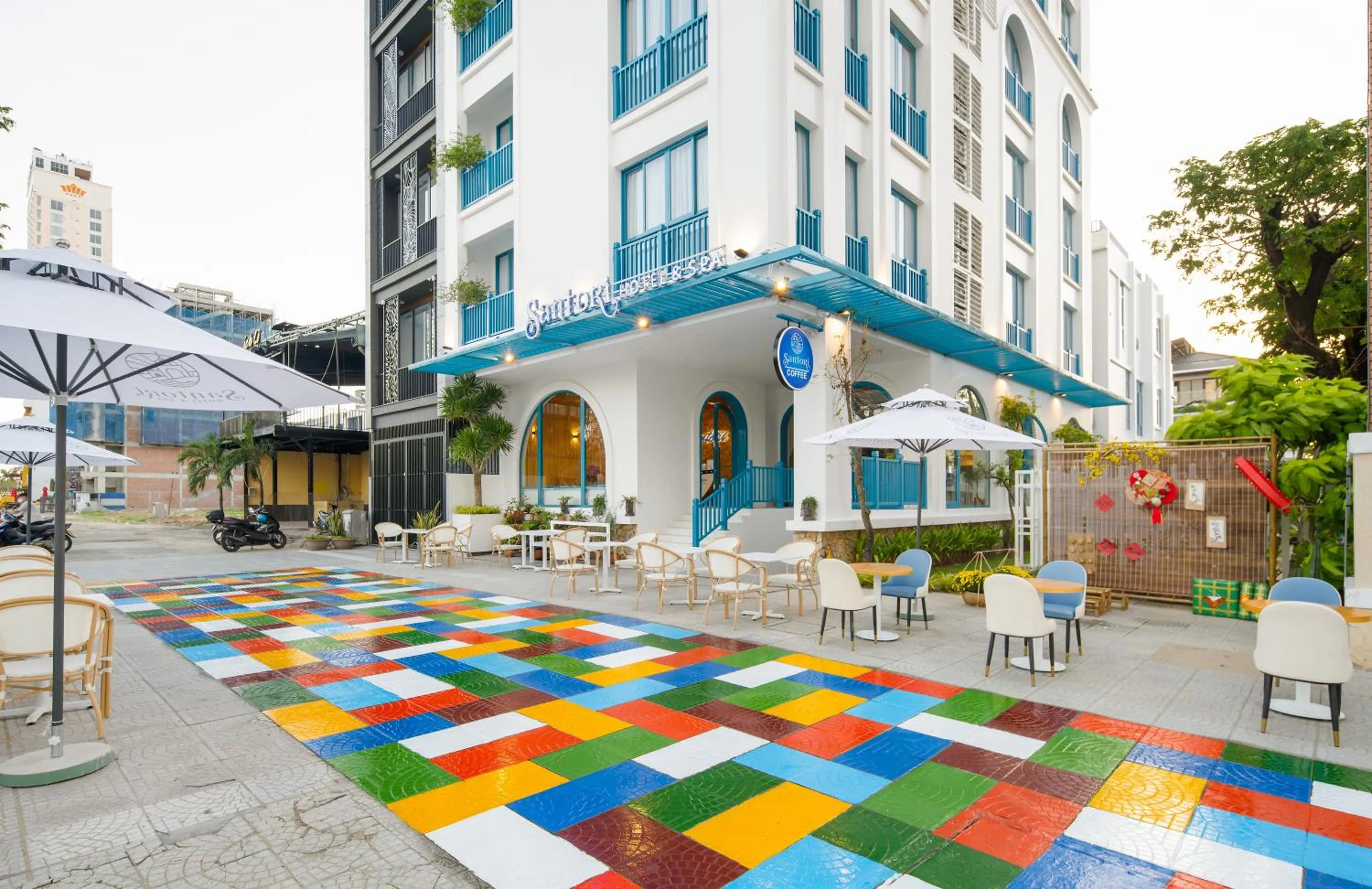 Patio in Santori Hotel And Spa