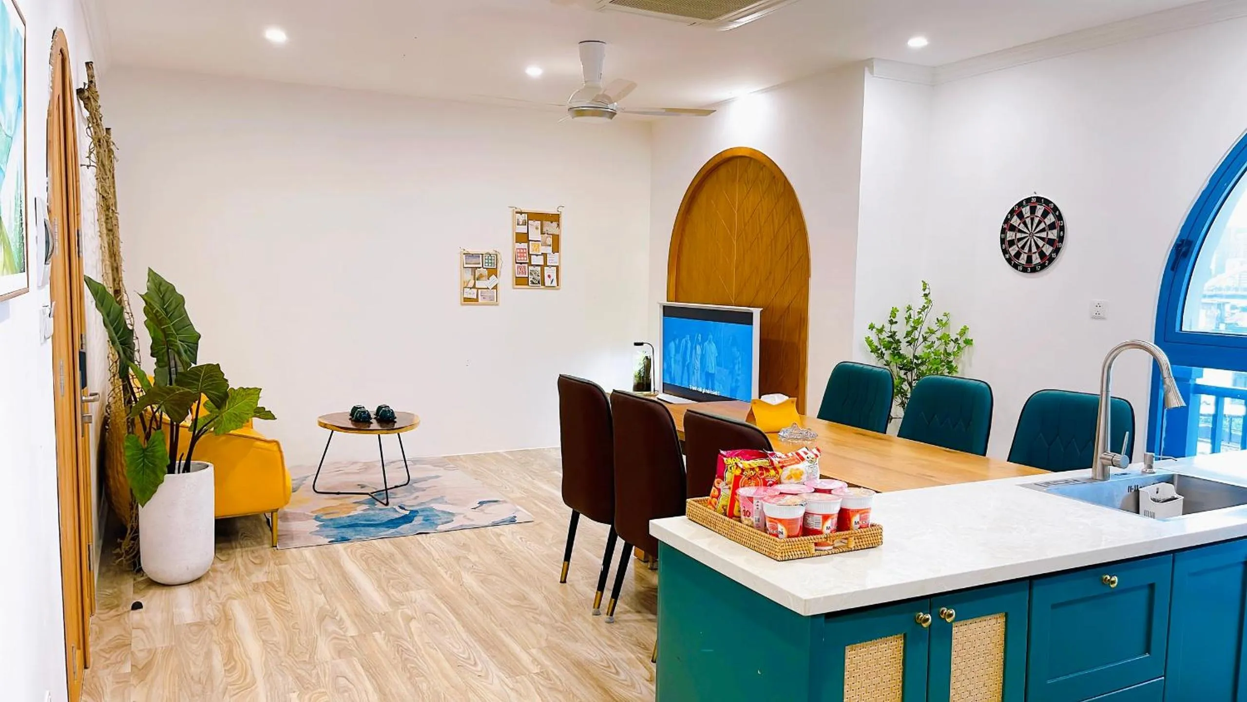 Kitchen or kitchenette in Santori Hotel And Spa